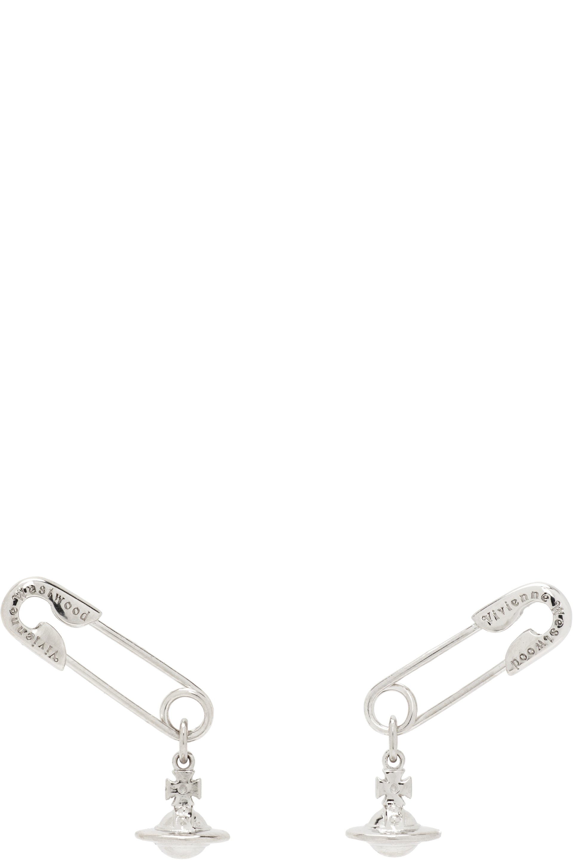 Vivienne Westwood - Boucles d'oreilles en forme d'épingle de sureté