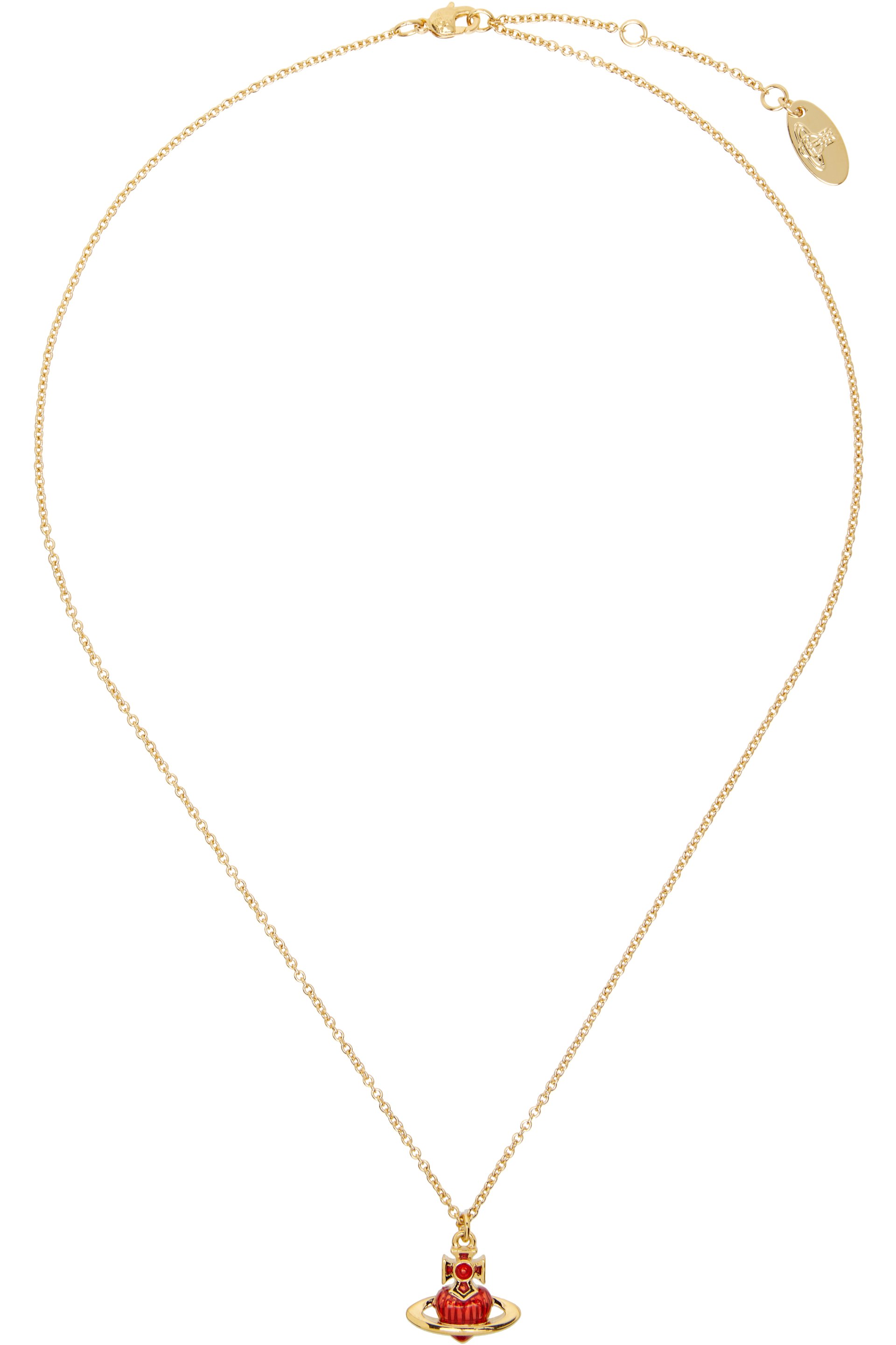 Vivienne Westwood - Collier Fabianna à pendentif en bas-relief