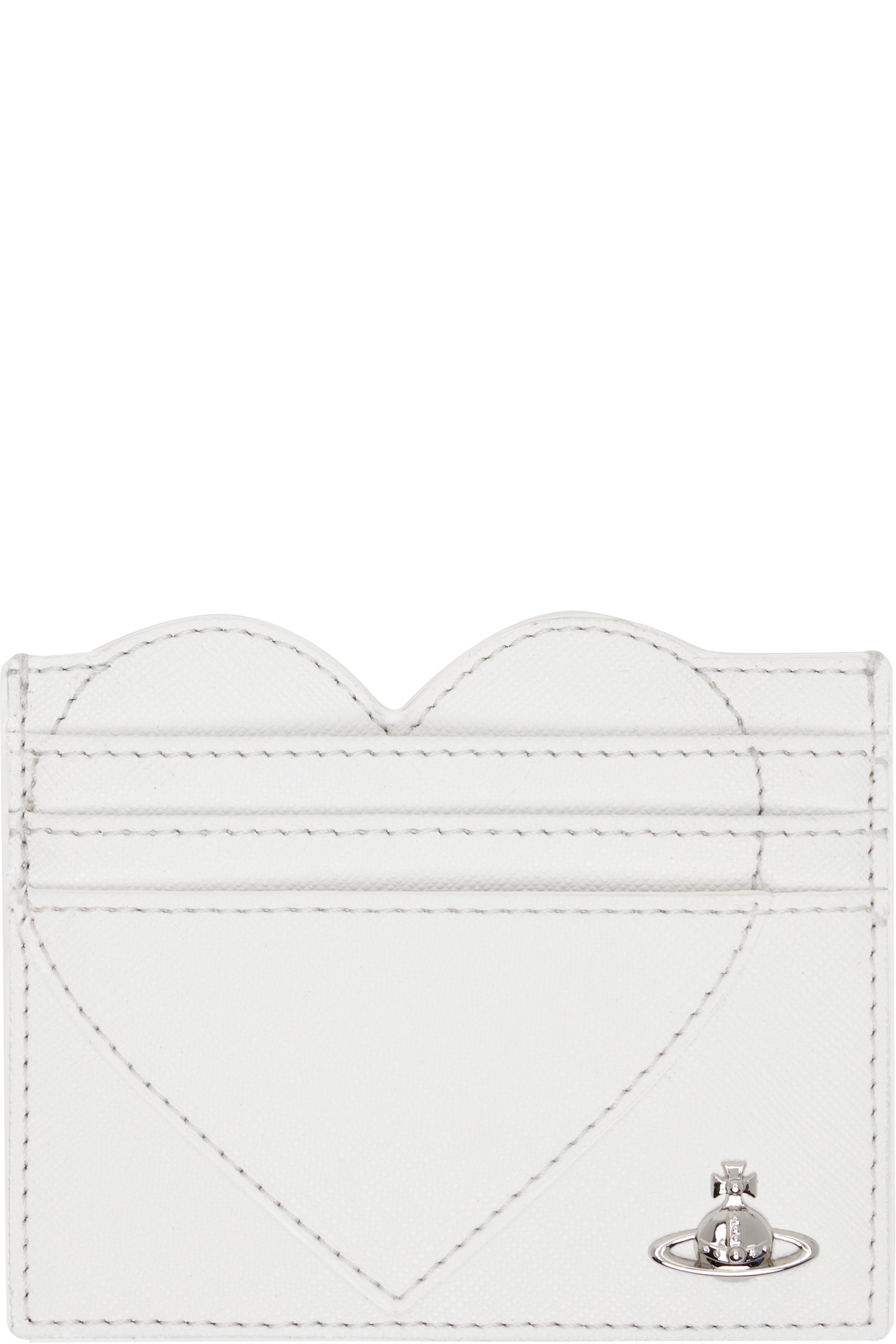 Vivienne Westwood - Off-White Heart Card Holder