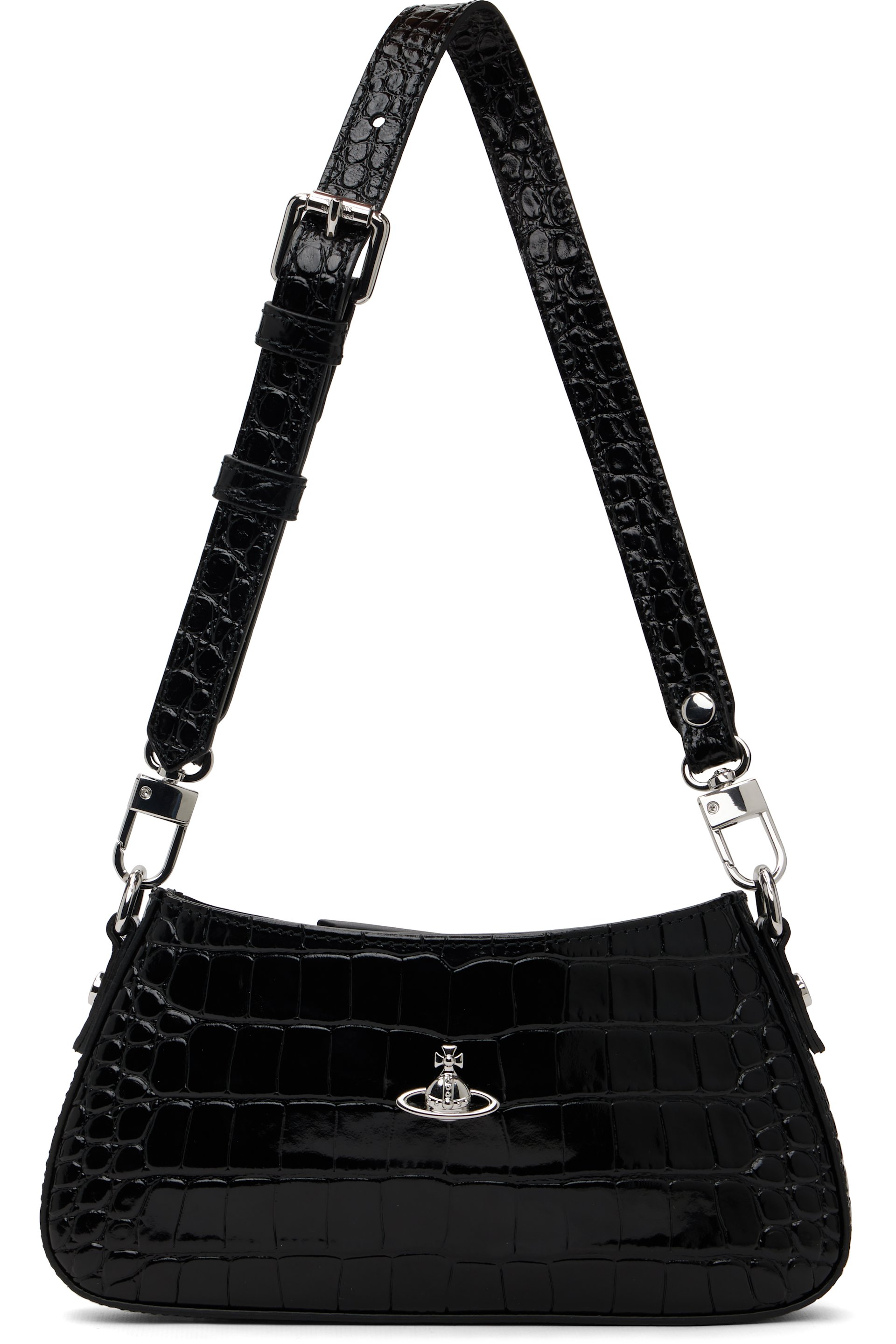 Vivienne Westwood - Black Tasha Shoulder Phone Bag