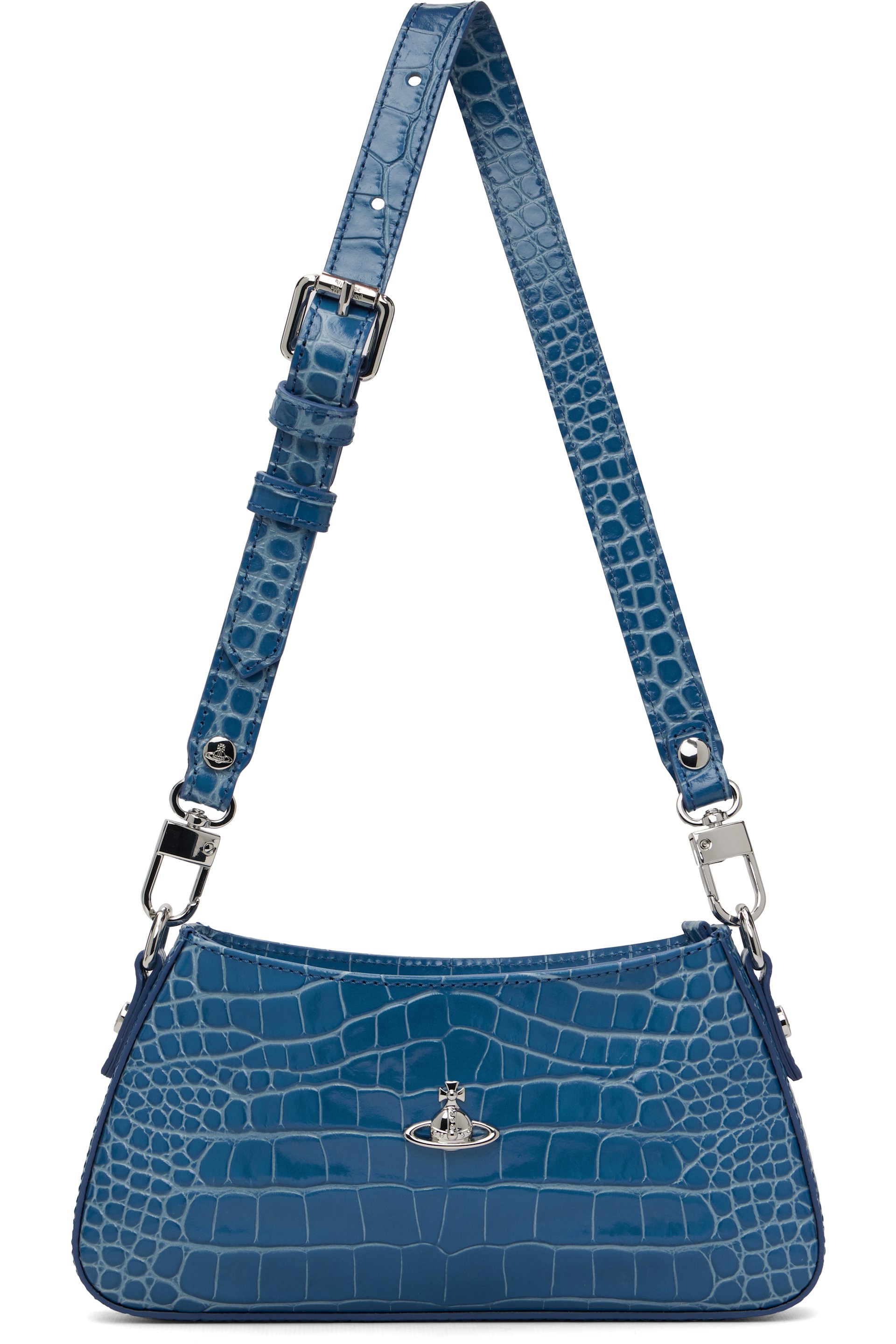 Vivienne Westwood - Sac pour téléphone porté épaule Tasha bleu