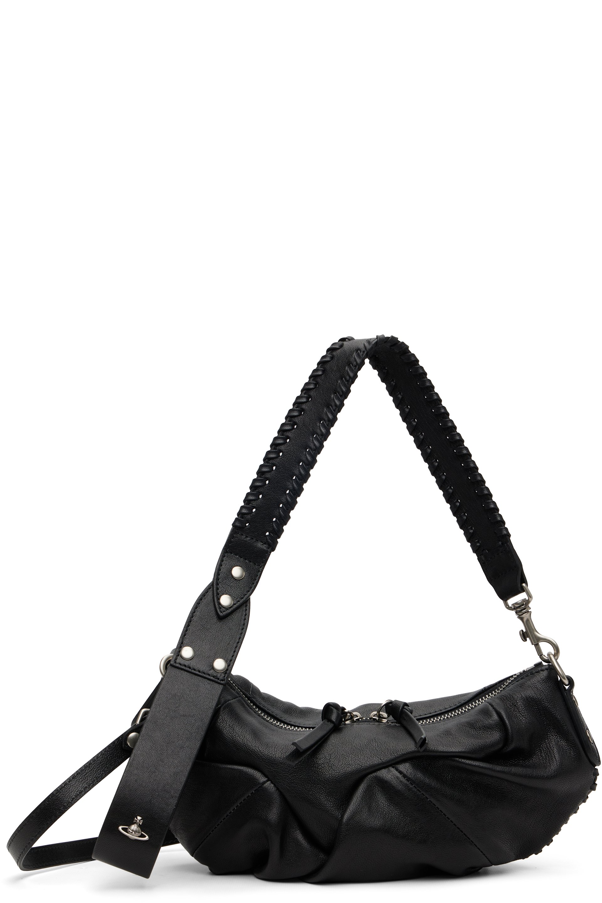 Vivienne Westwood - Petit sac porté épaule Agnes noir