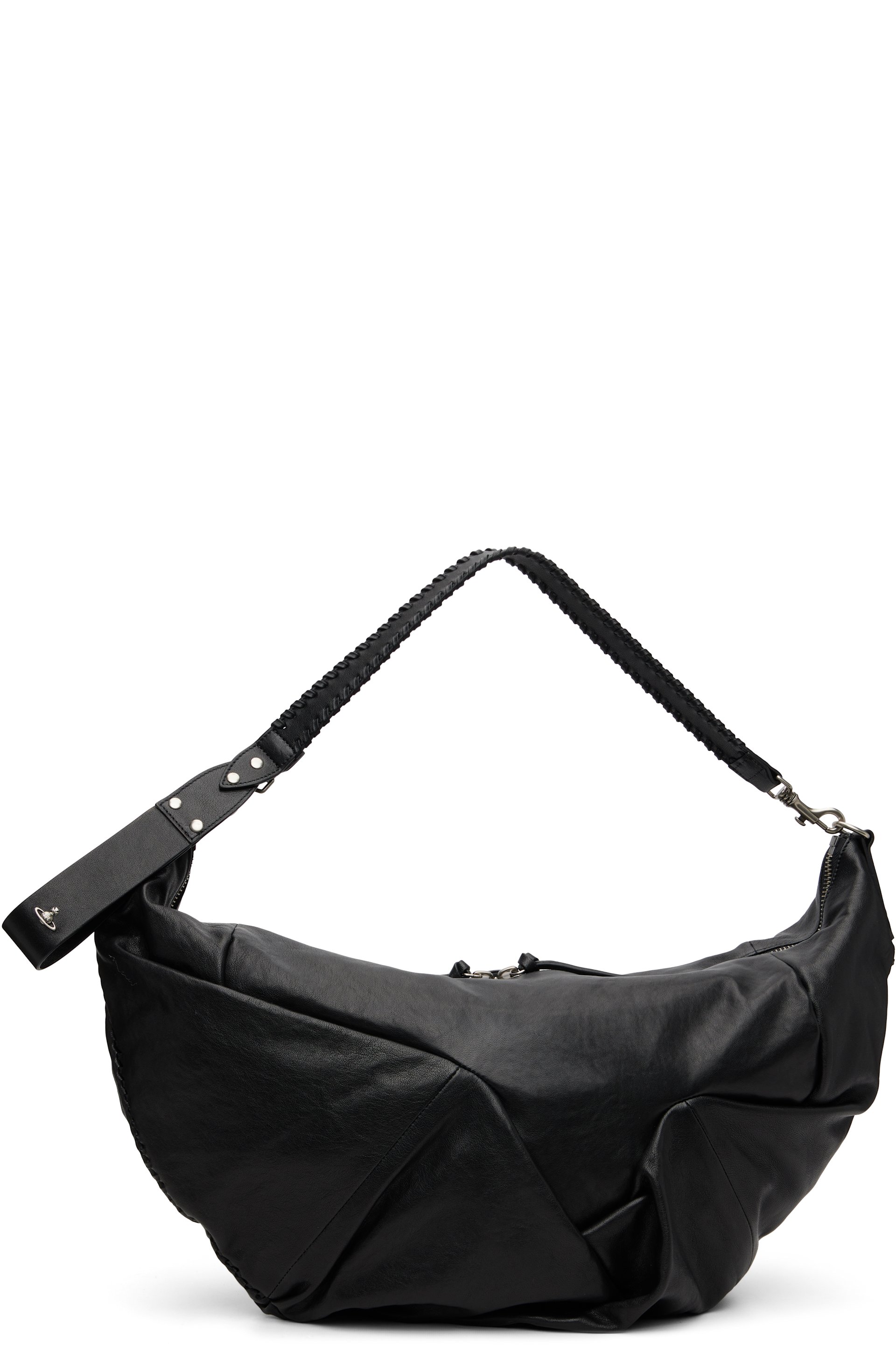 Vivienne Westwood - Grand sac porté épaule Agnes noir