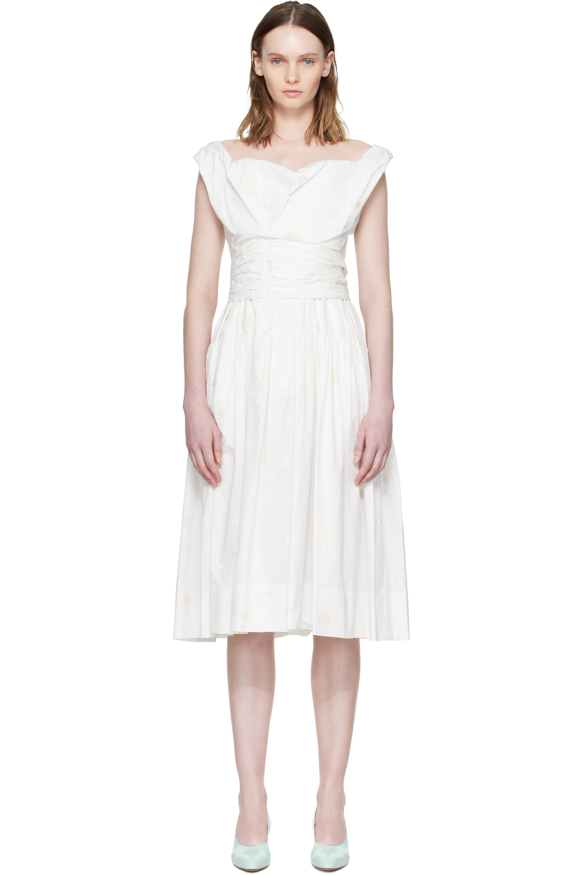 ヴィヴィアン　vivienne westwood ワンピース　リゾート　白 Vivienne Westwood Mid Length Dresses for Women | SSENSE