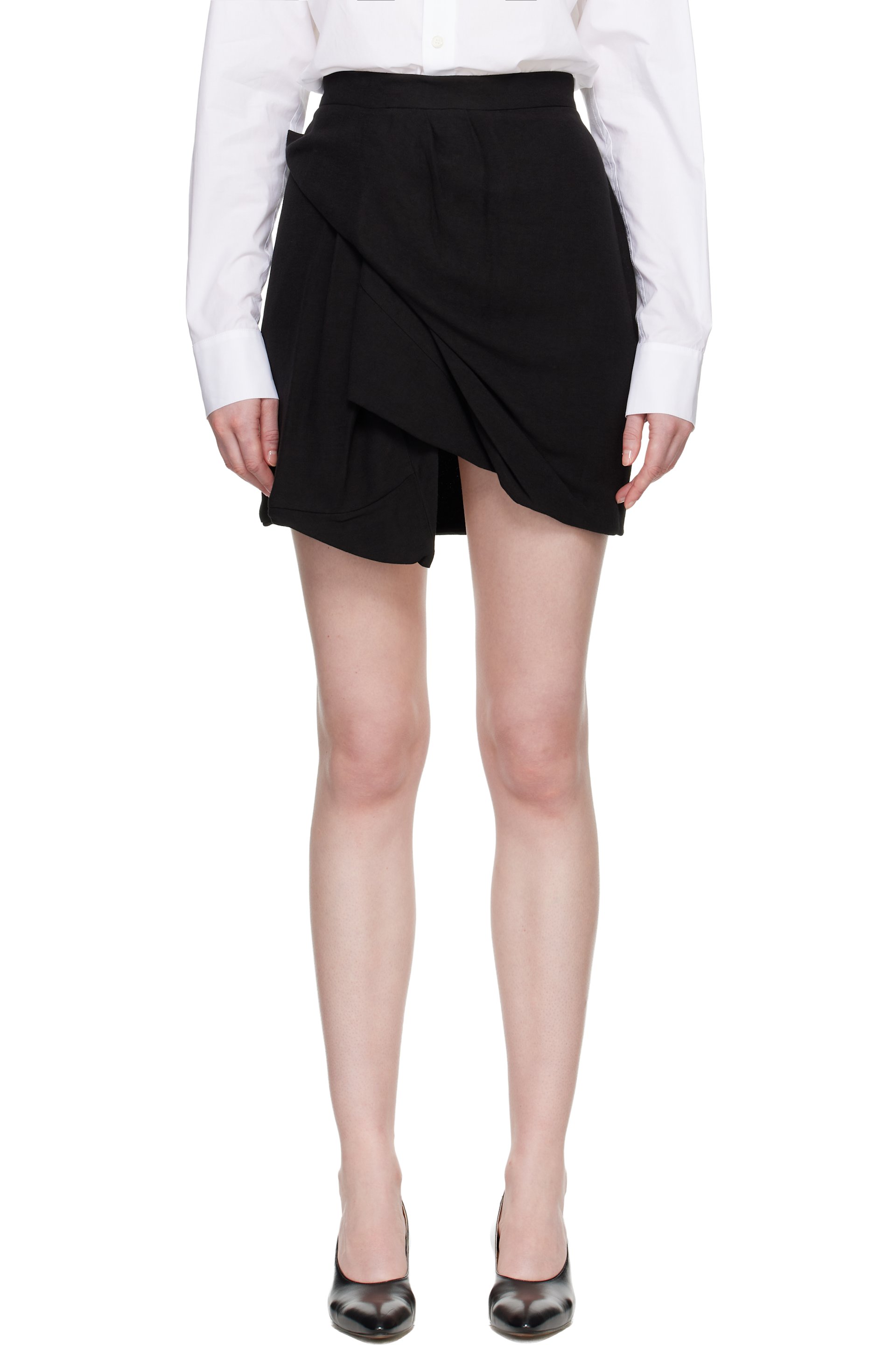 Vivienne Westwood - Minijupe Zora noire en gaze de viscose