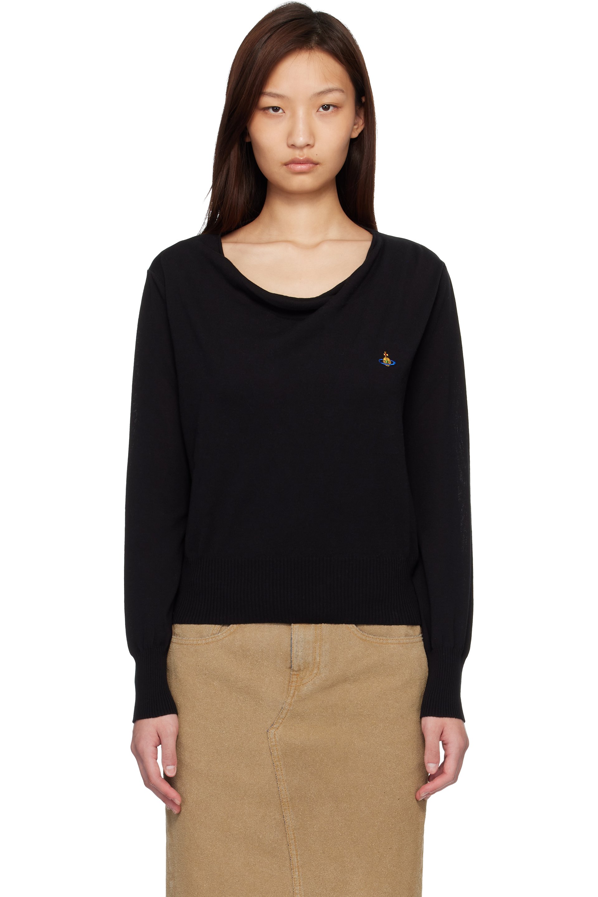 Vivienne Westwood: Black Pamela Sweater | SSENSE