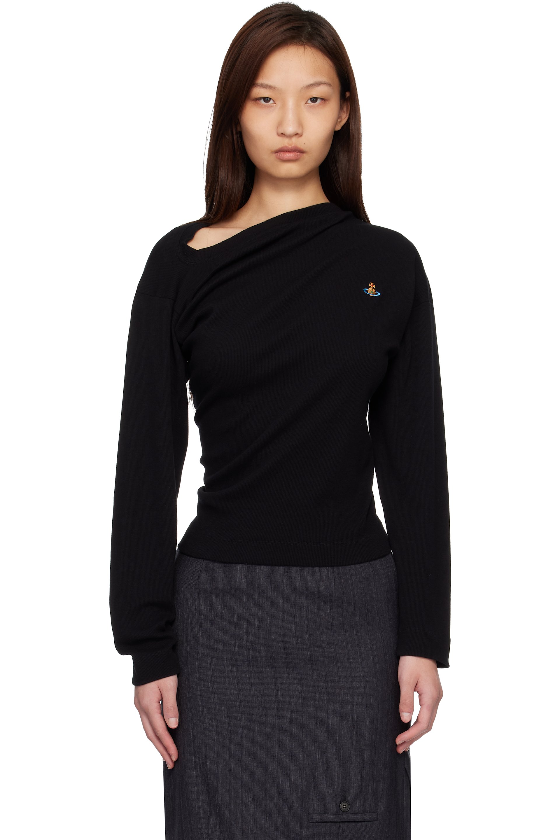 Vivienne Westwood - Black Long Sleeve Hebo Top