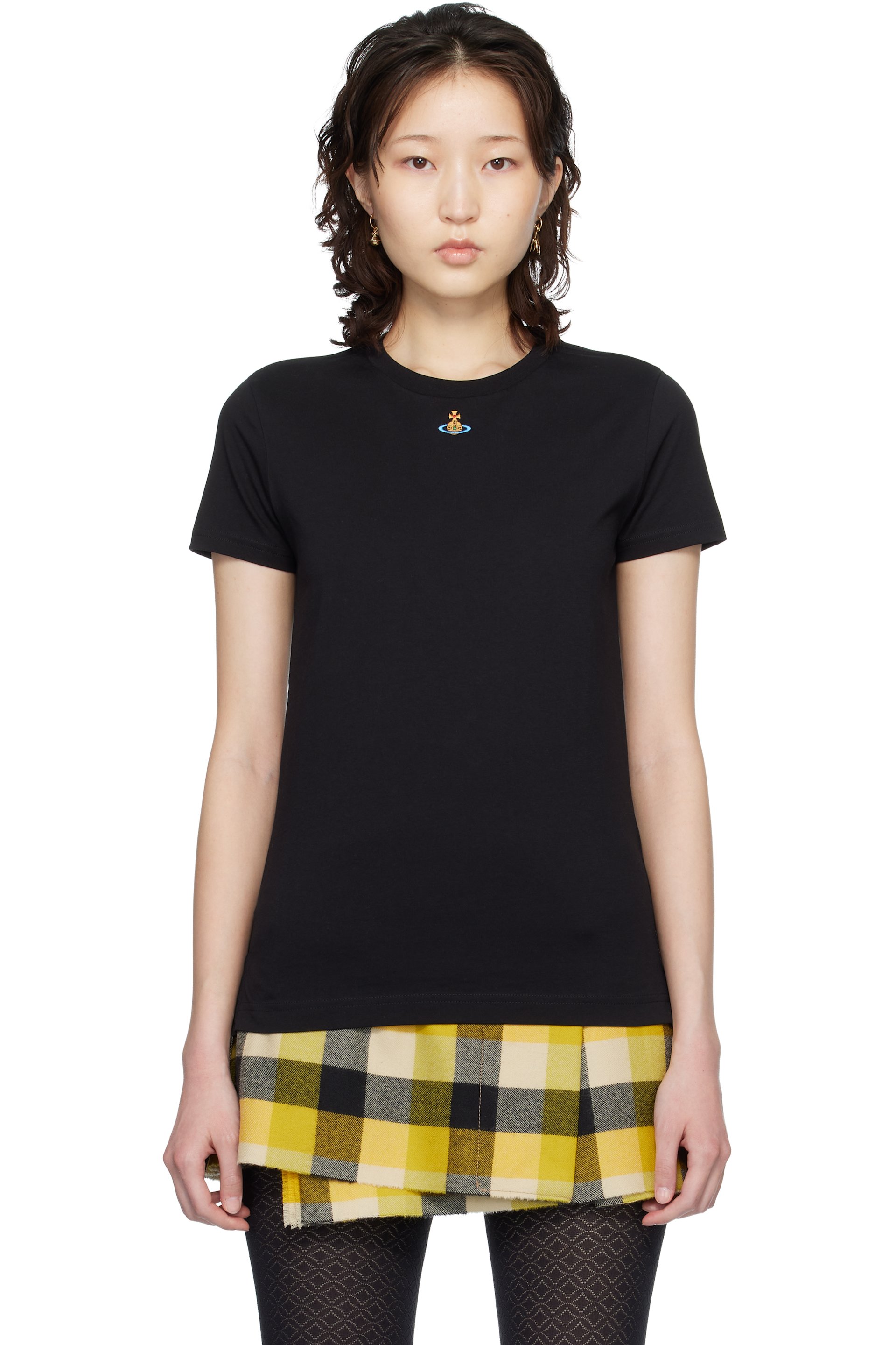 Vivienne Westwood - T-shirt Peru noir à orbe