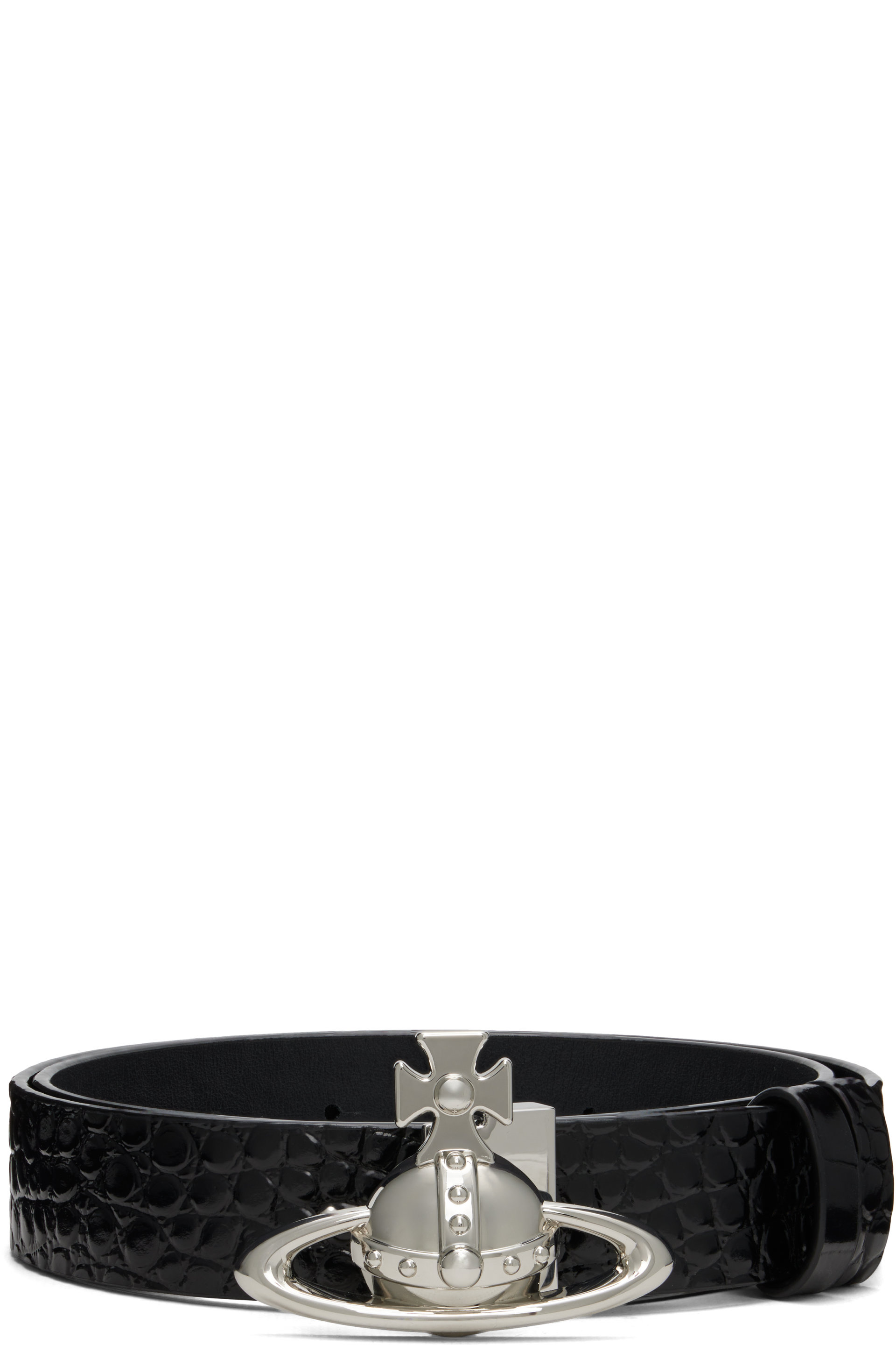 Vivienne Westwood - Black Orb Buckle Belt