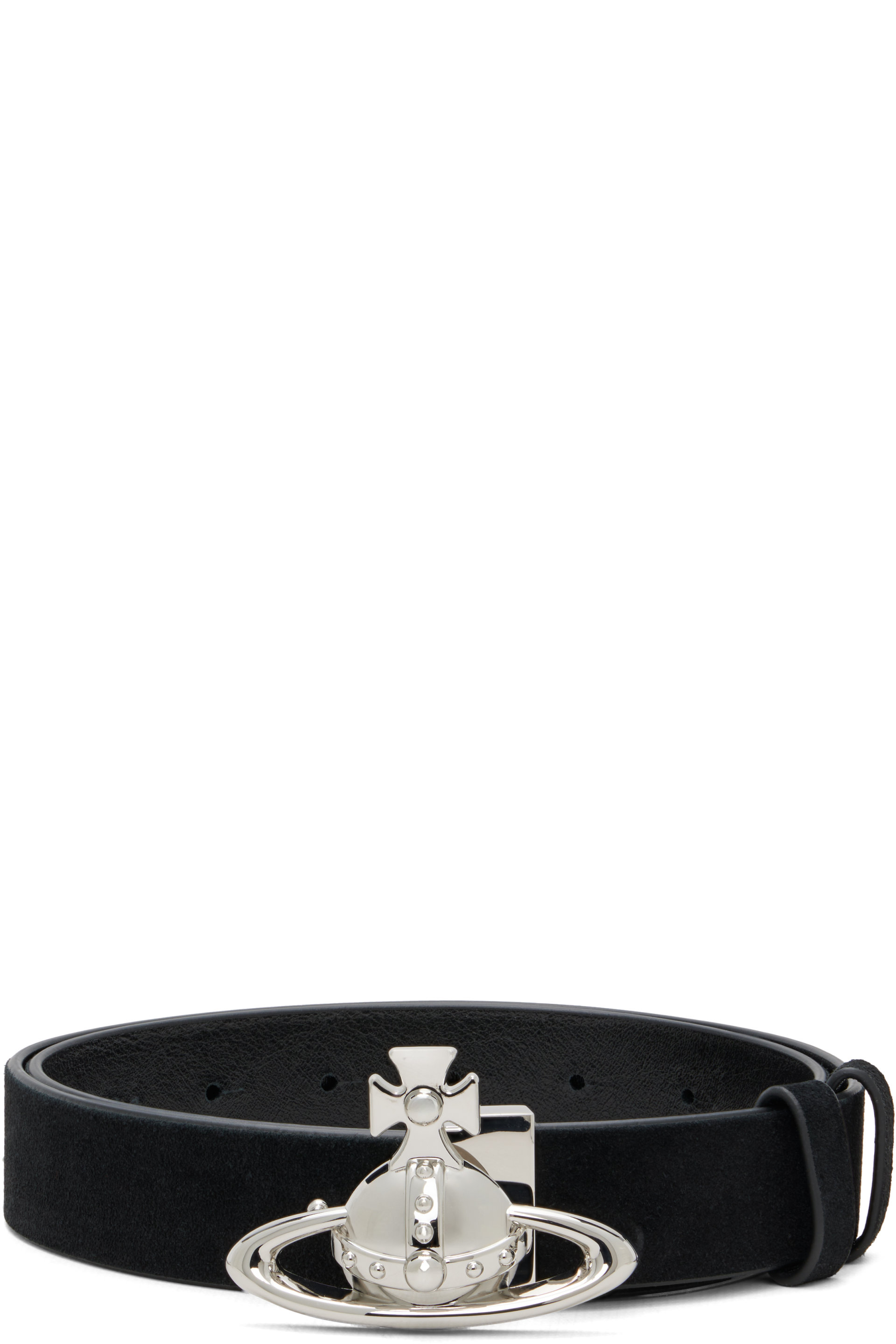 Vivienne Westwood - Black Orb Buckle Belt