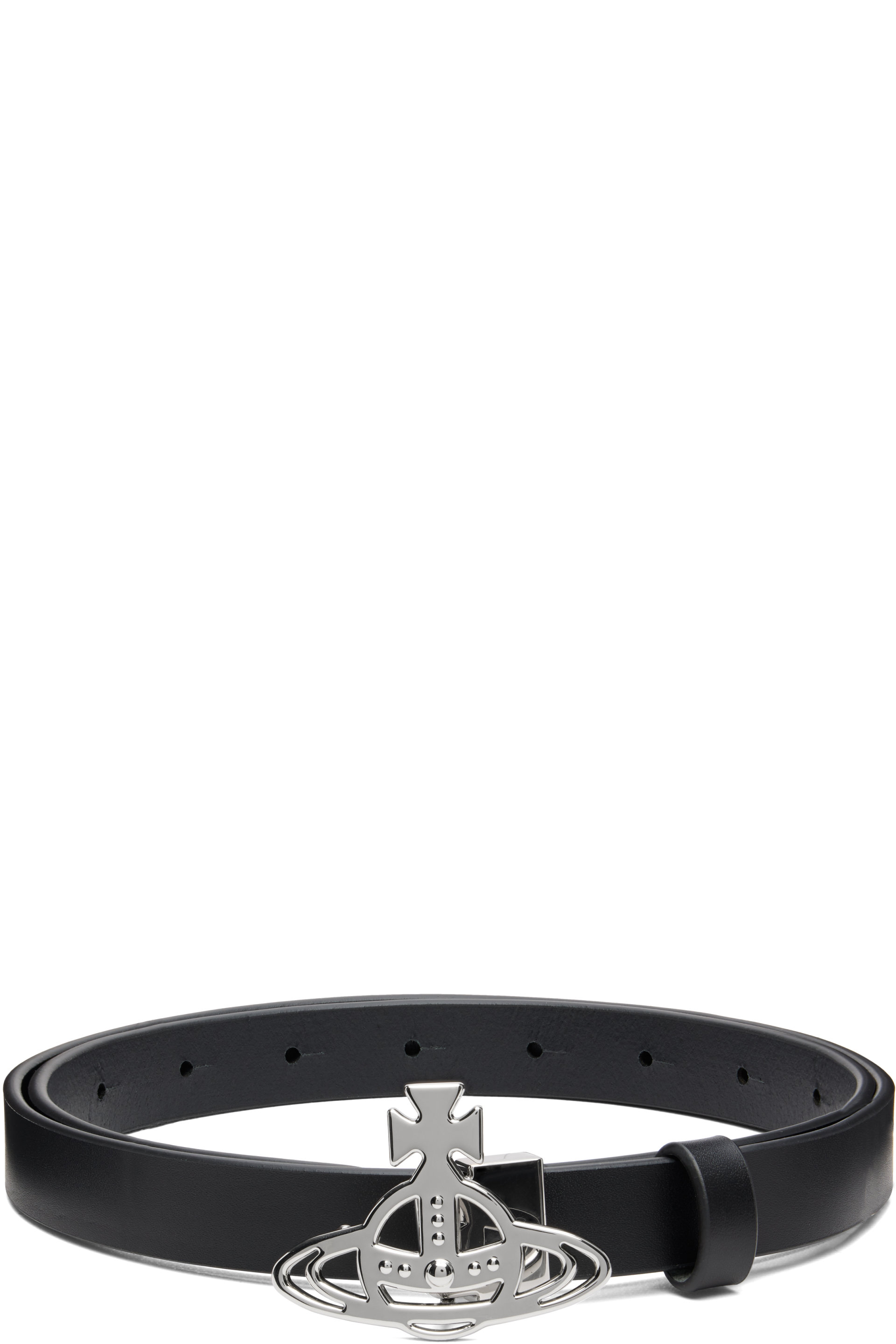 Vivienne Westwood - Black Small Line Orb Belt