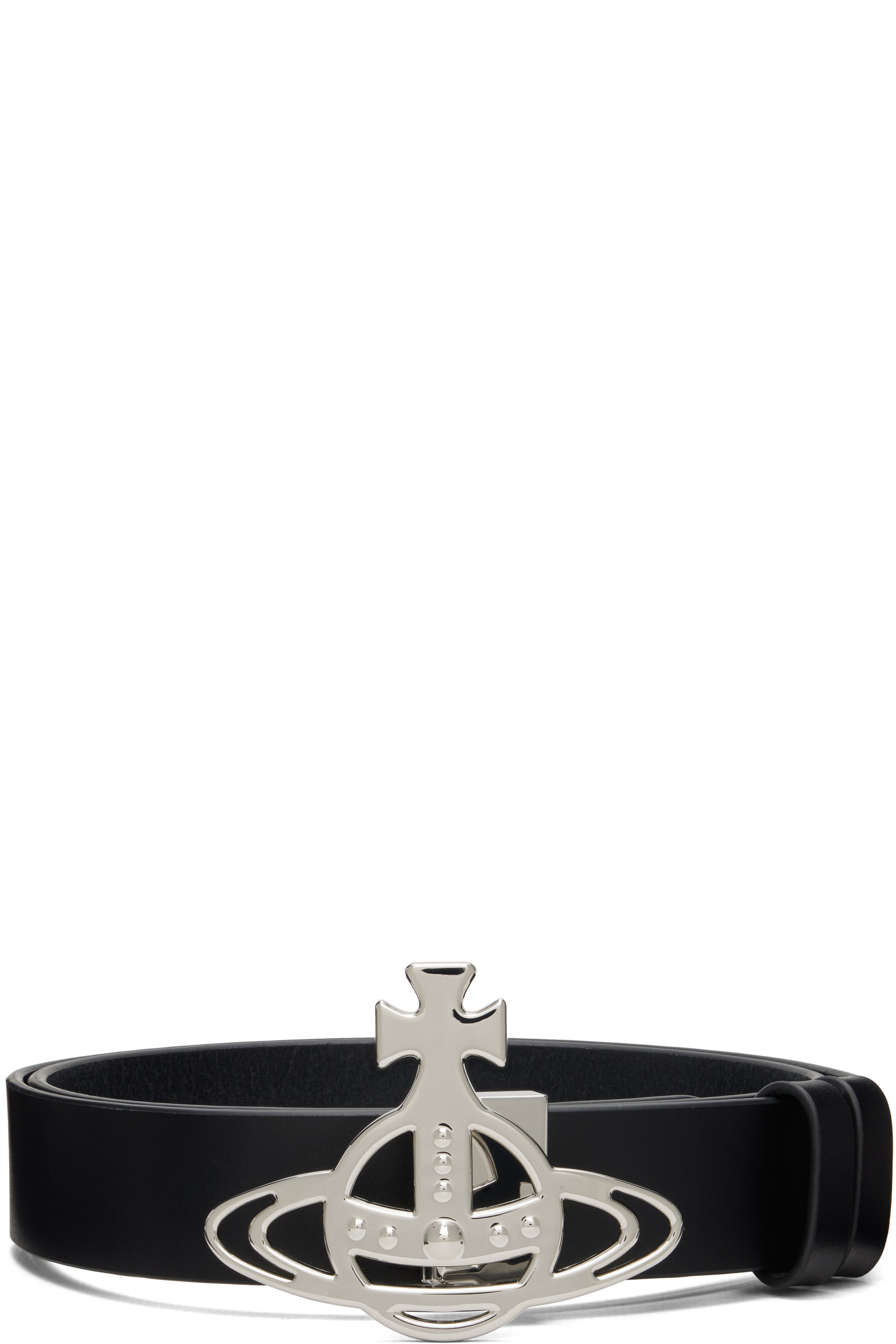 Vivienne Westwood - Black Line Orb Buckle Belt