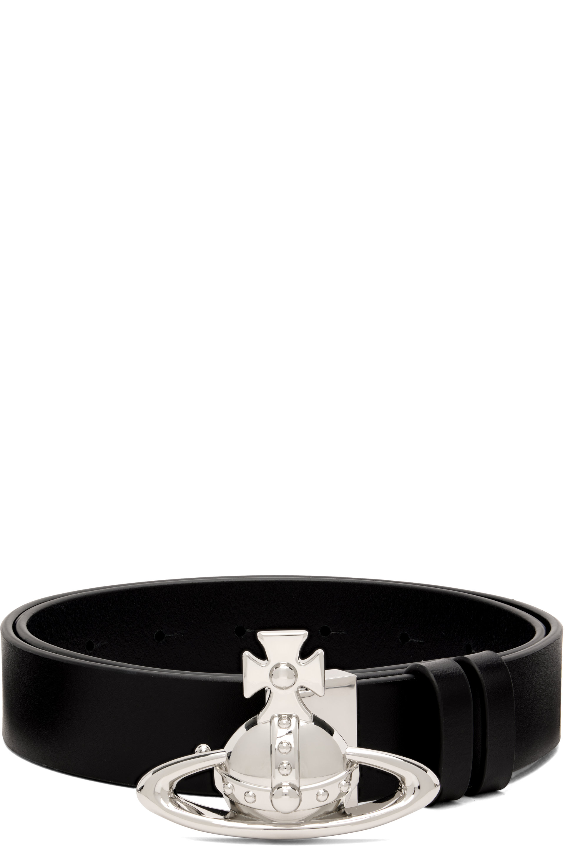 Vivienne Westwood - Black Orb Buckle Belt