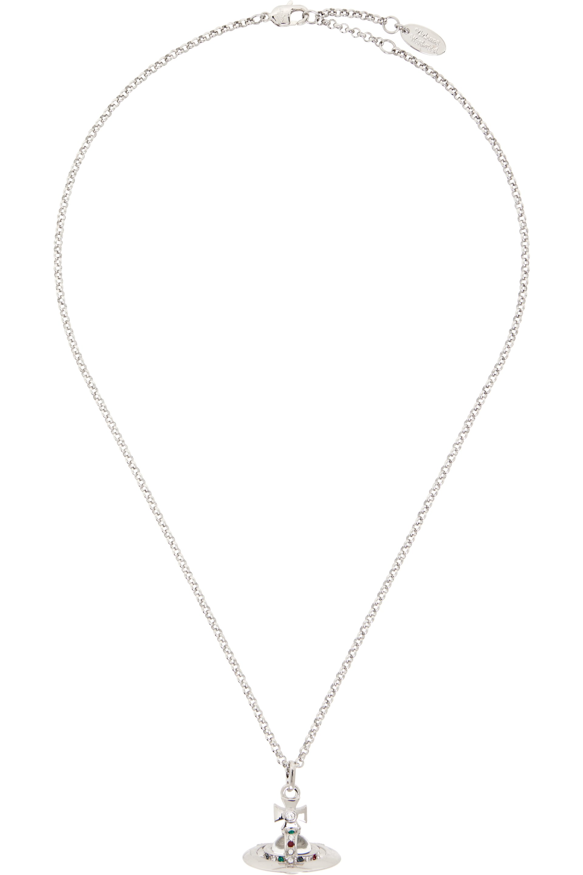 Vivienne Westwood: New Tiny Orb Pendant Necklace | SSENSE
