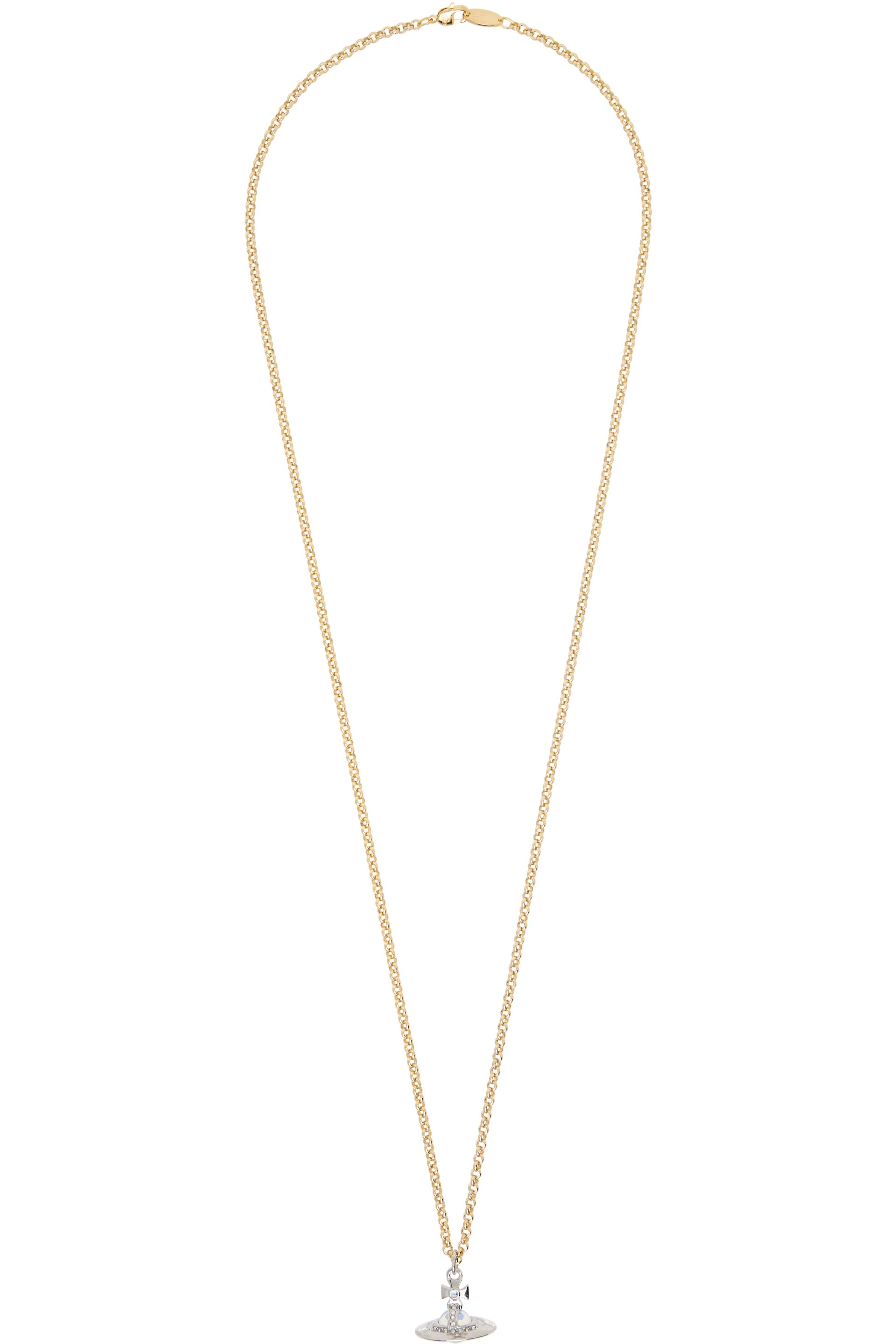 Vivienne Westwood: New Tiny Orb Pendant Necklace | SSENSE