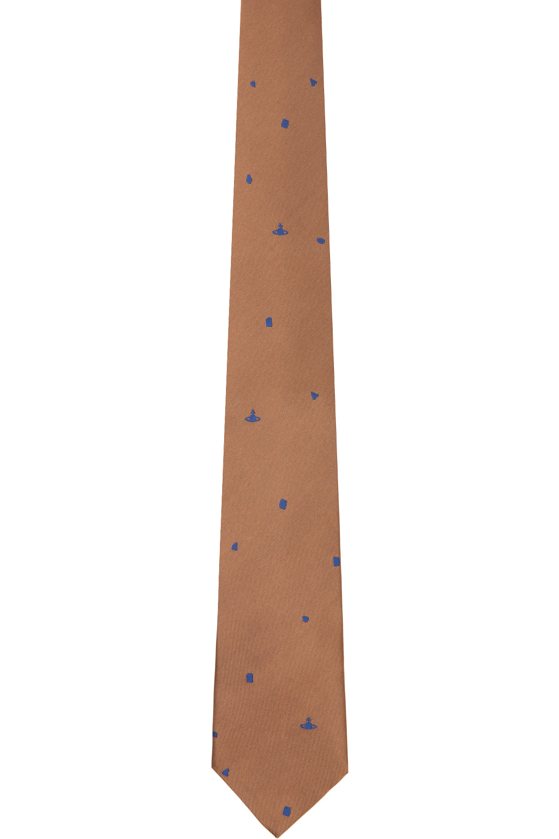 Vivienne Westwood - Tan Silk Orb Tie