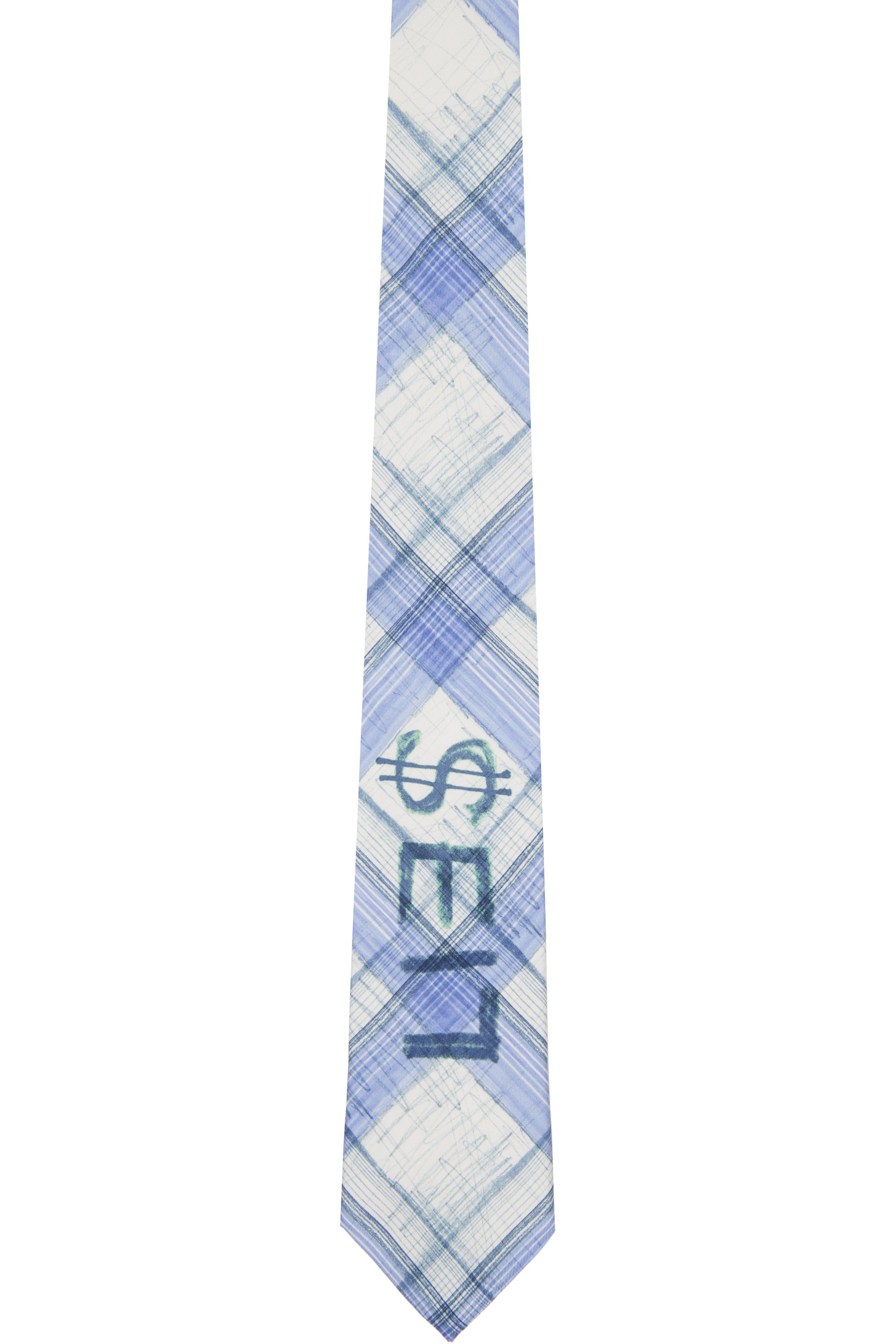 Vivienne Westwood - Blue 8.5cm 'Lies' Tie