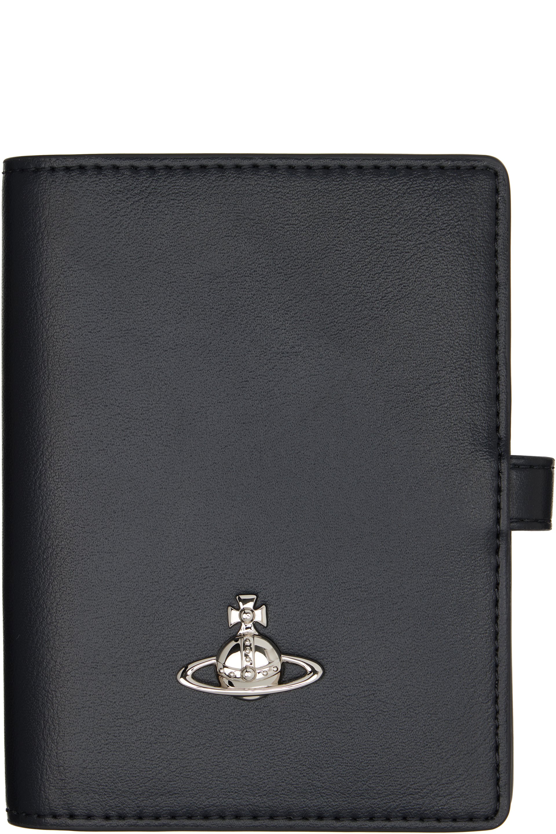 Vivienne Westwood - Black Faux-Leather Passport Holder