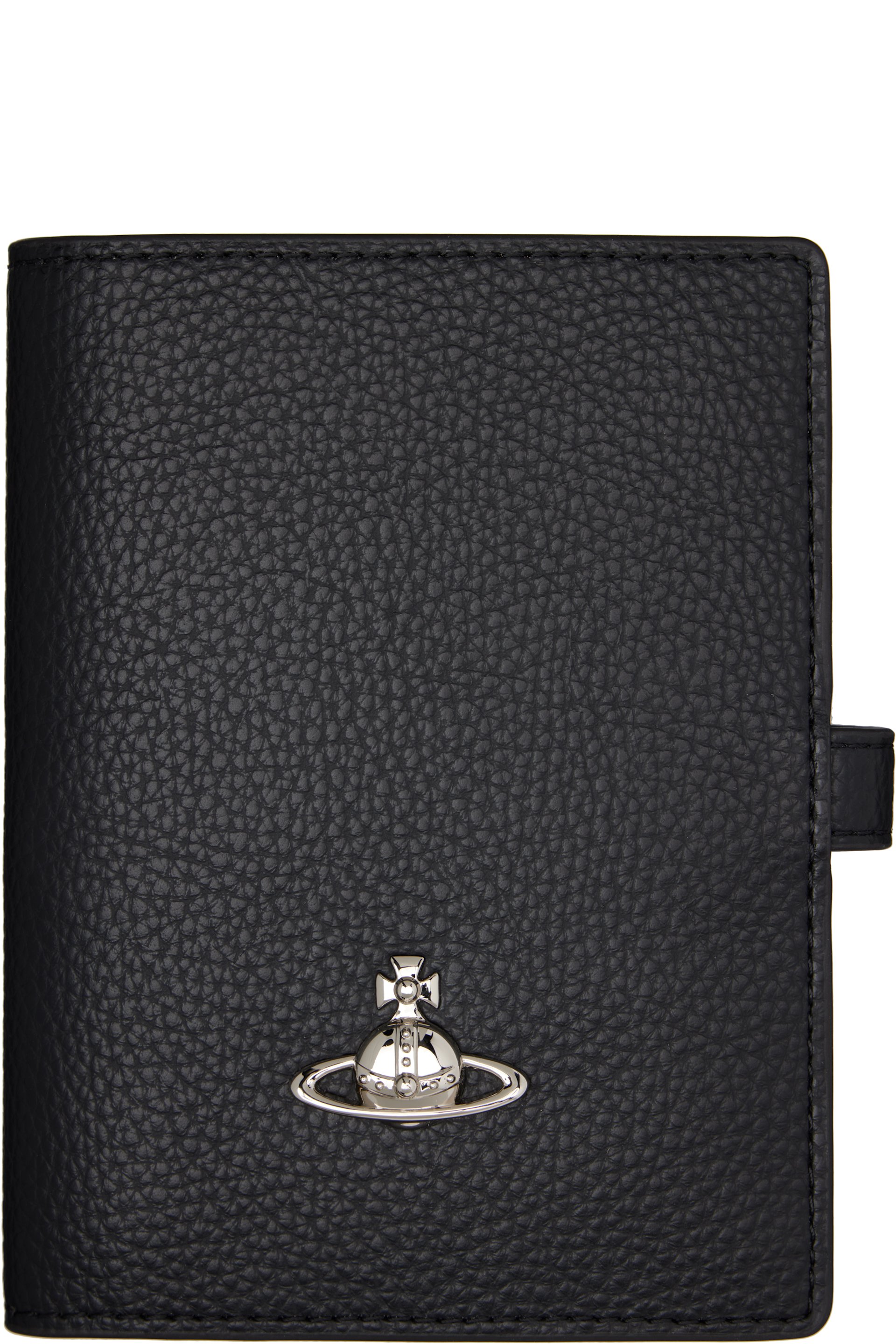 Vivienne Westwood: Black Orb Passport Holder | SSENSE