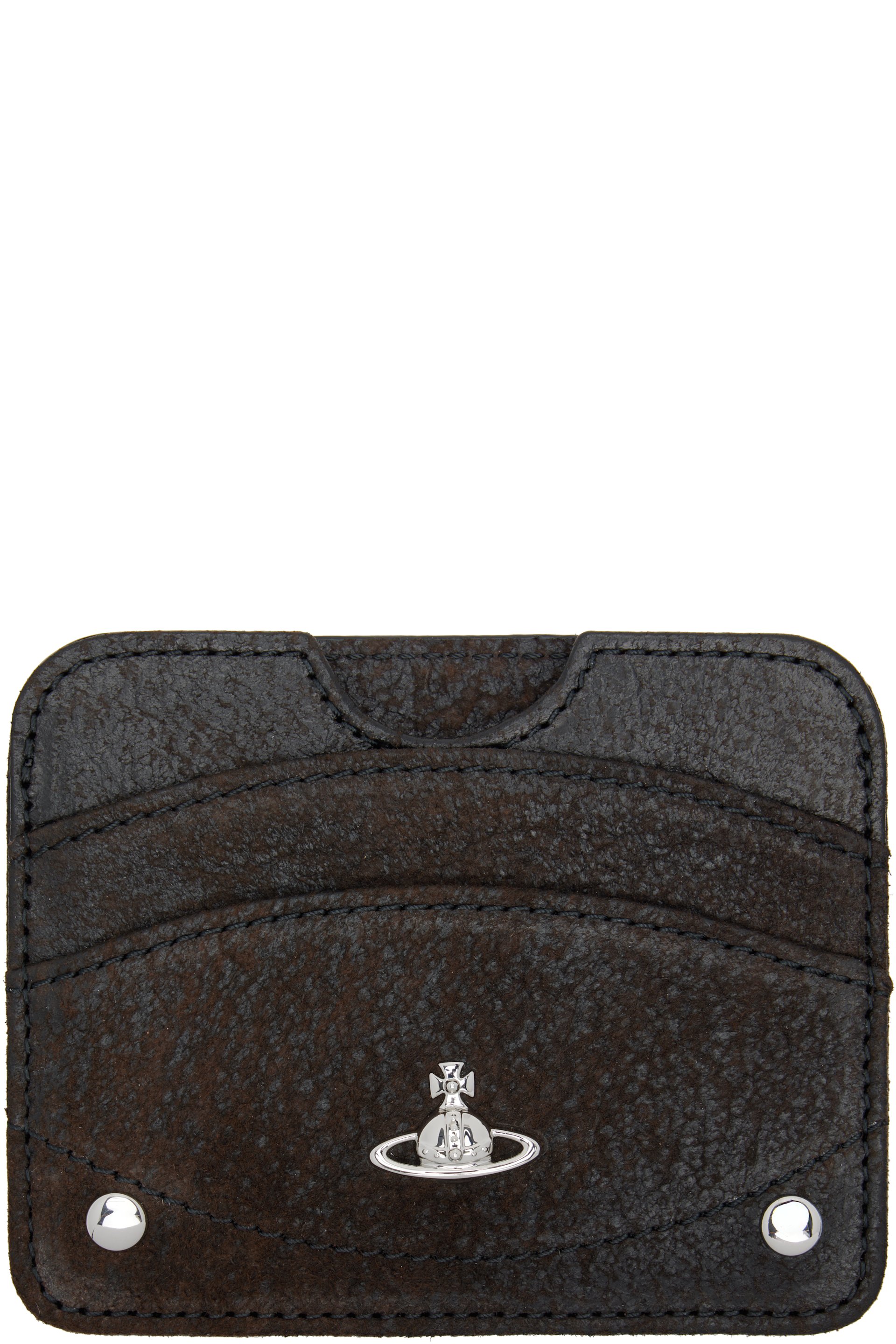 Vivienne Westwood - Brown Half Moon Flat Card Holder