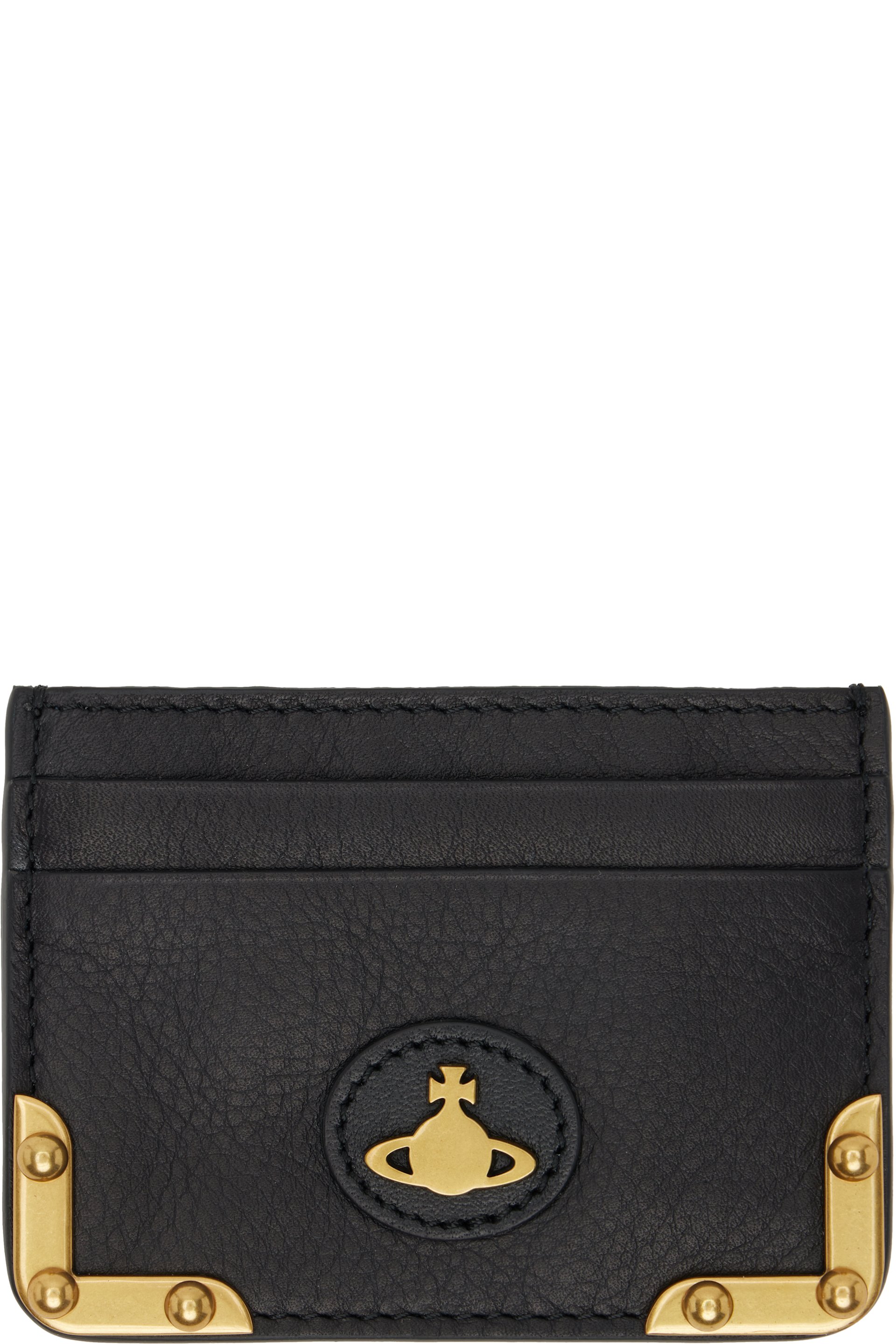 Vivienne Westwood - Black Flat Orb Card Holder