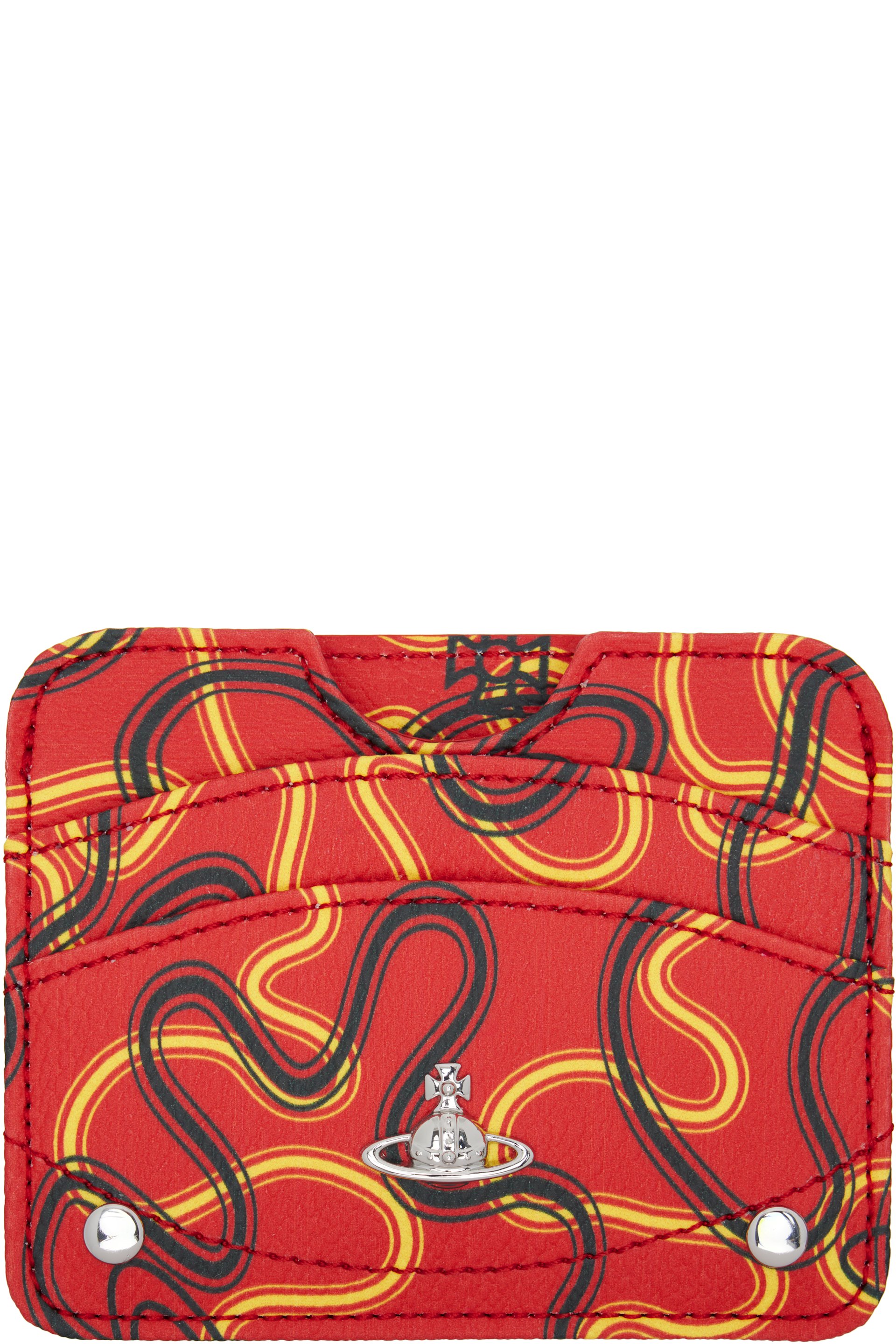 Vivienne Westwood - Red Half Moon Flat Card Holder