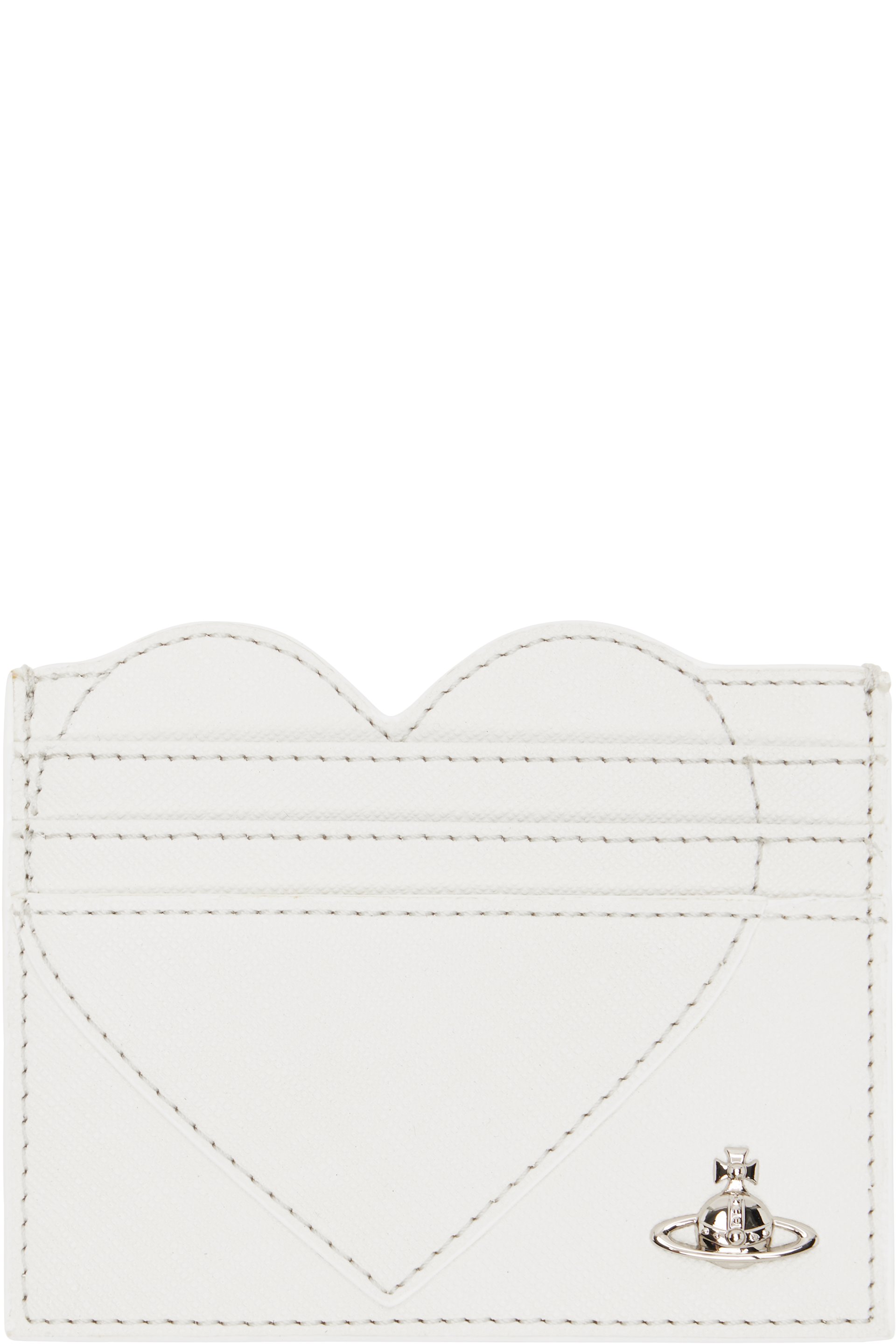 Vivienne Westwood - Off-White Heart Card Holder