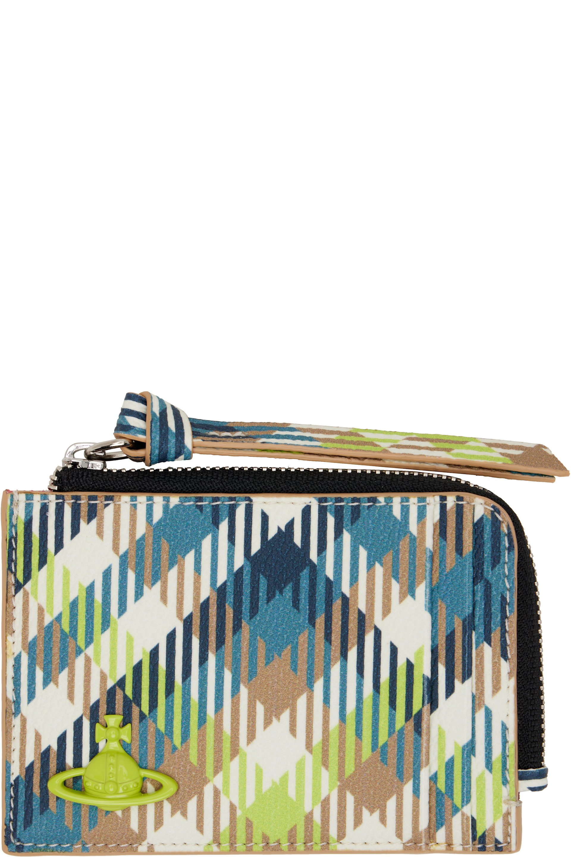 Vivienne Westwood: Multicolor Zip Card Holder | SSENSE Vivienne Westwood: Multicolor Zip Card Holder | SSENSE