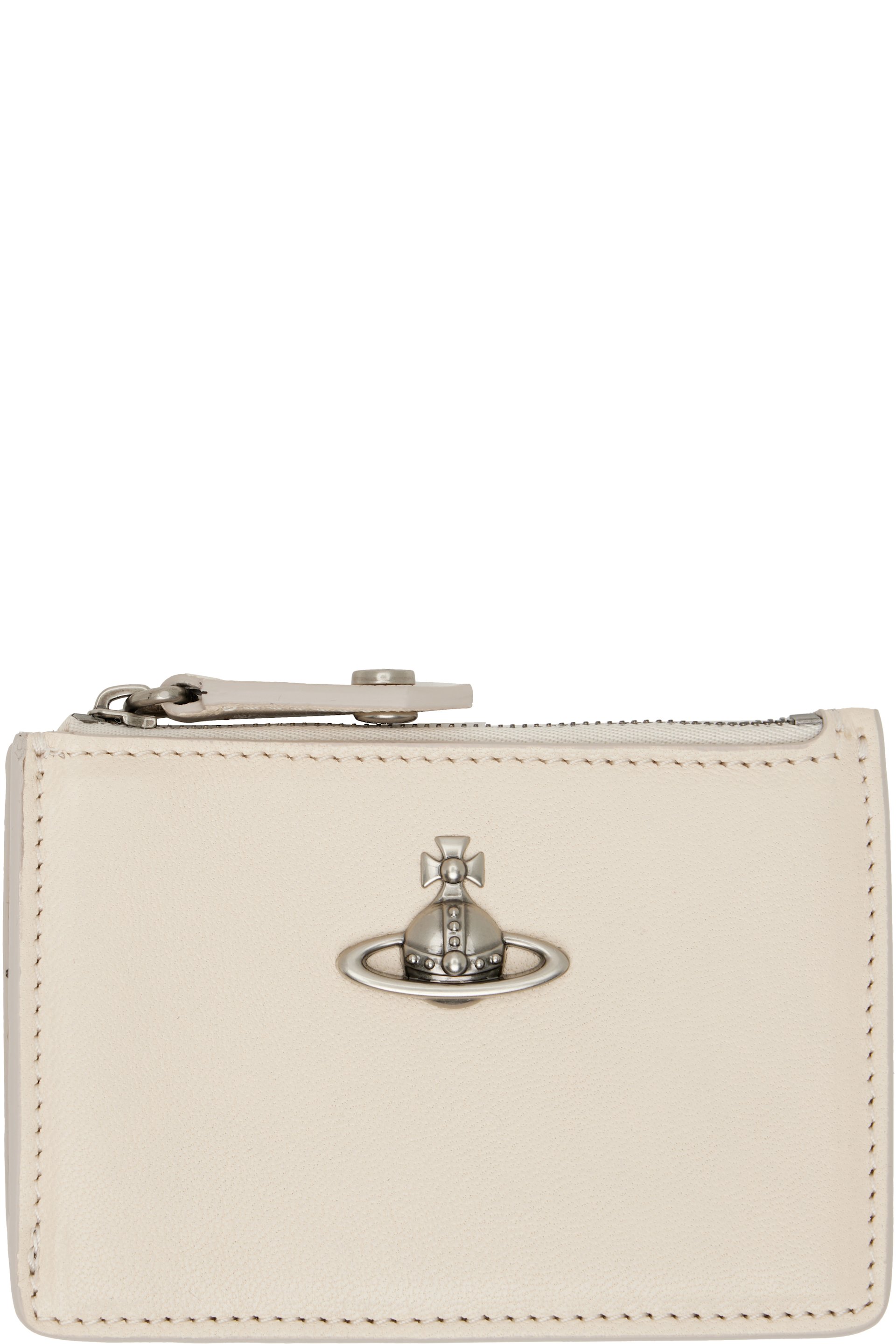 Vivienne Westwood - Off-White Slim Long Card Holder