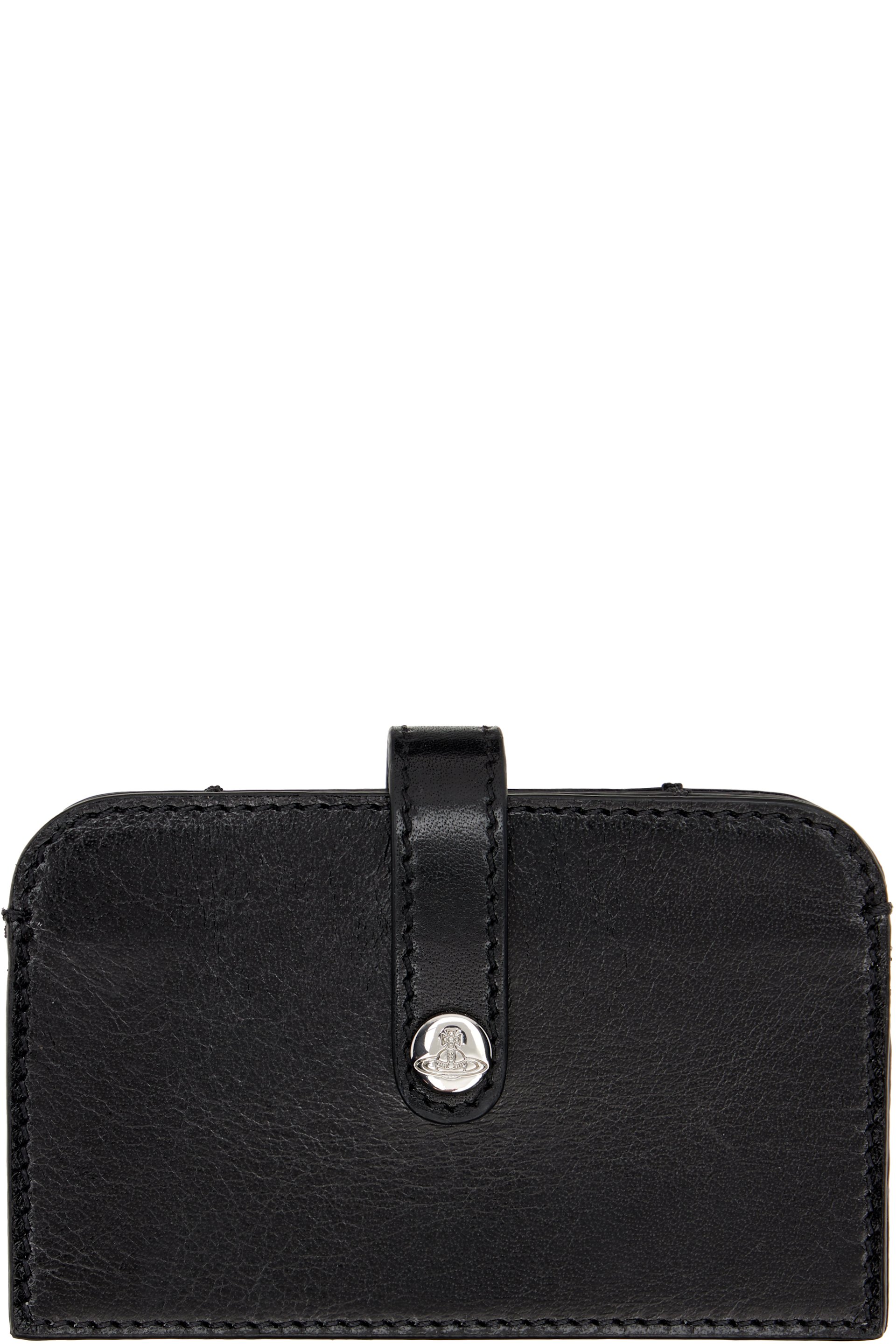 Vivienne Westwood: Black Accordion Card Holder | SSENSE