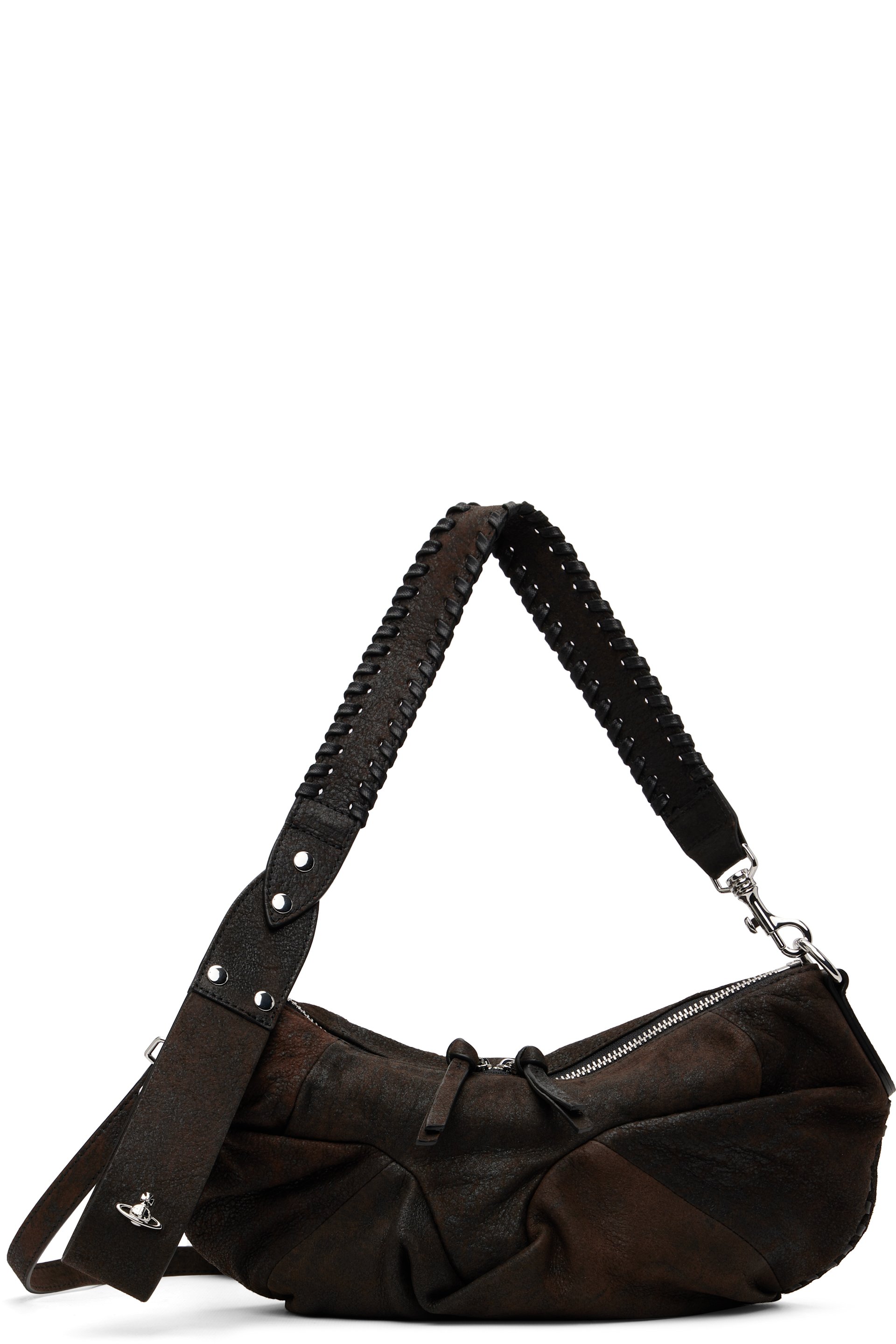 Vivienne Westwood - Brown Agnes Small Shoulder Bag