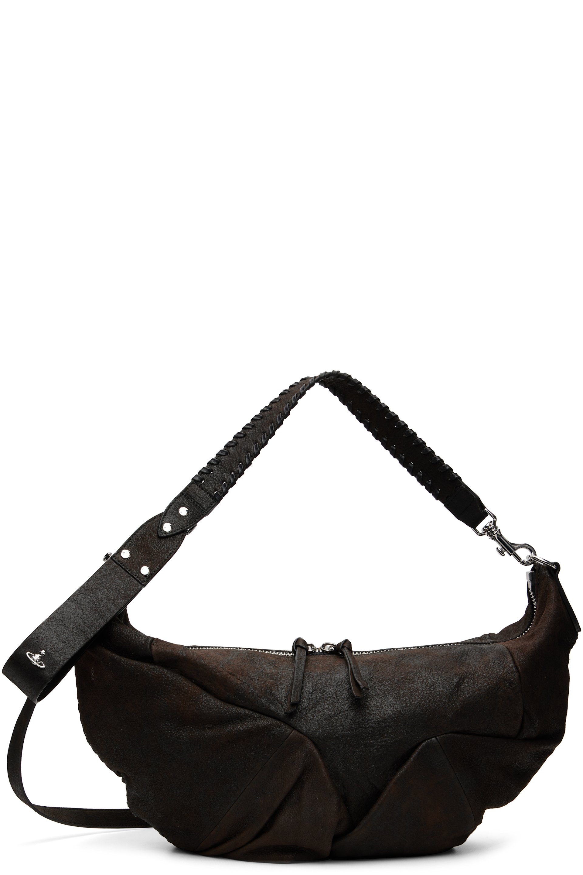 Vivienne Westwood - Brown Agnes Medium Shoulder Bag