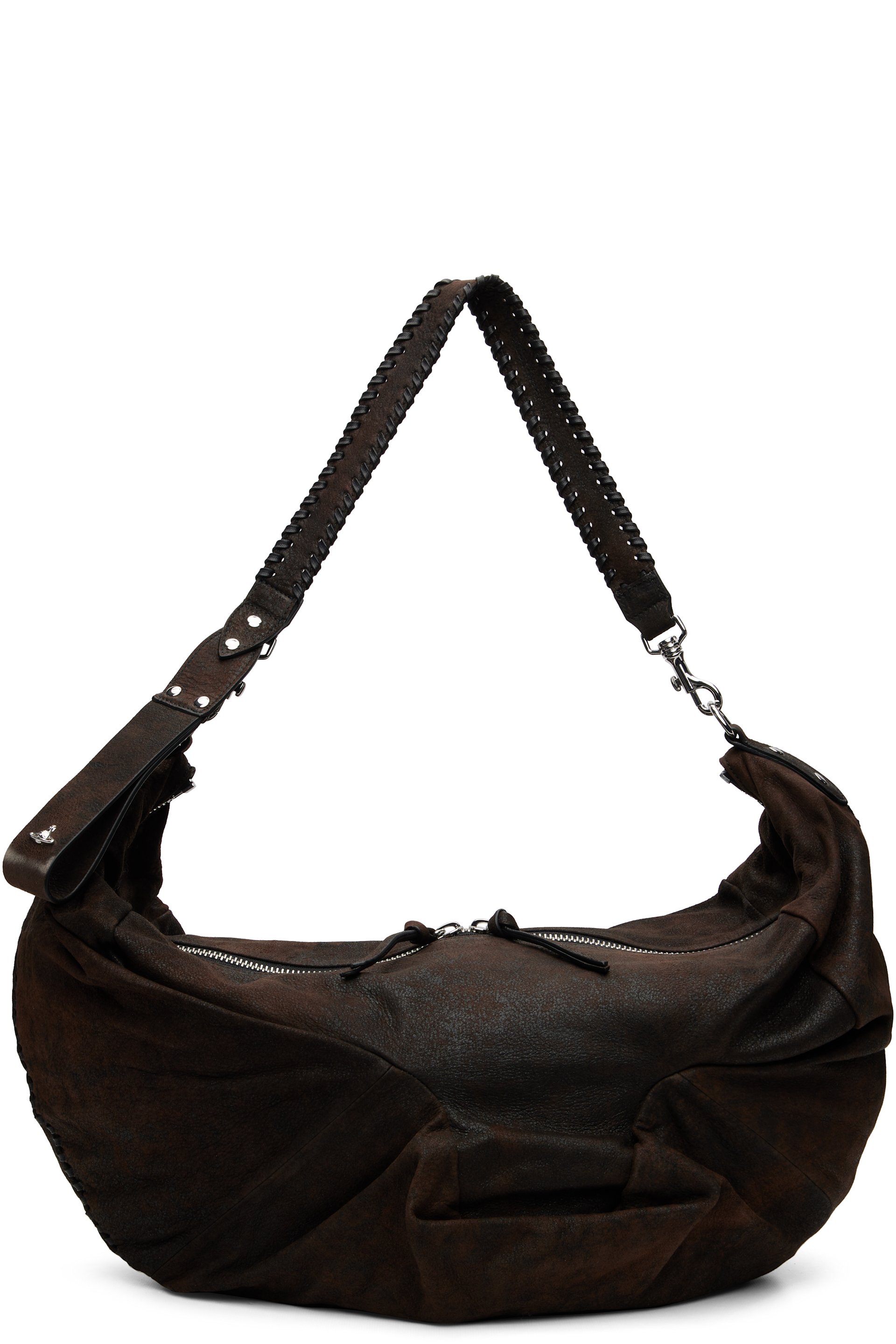 Vivienne Westwood - Brown Agnes Large Shoulder Bag