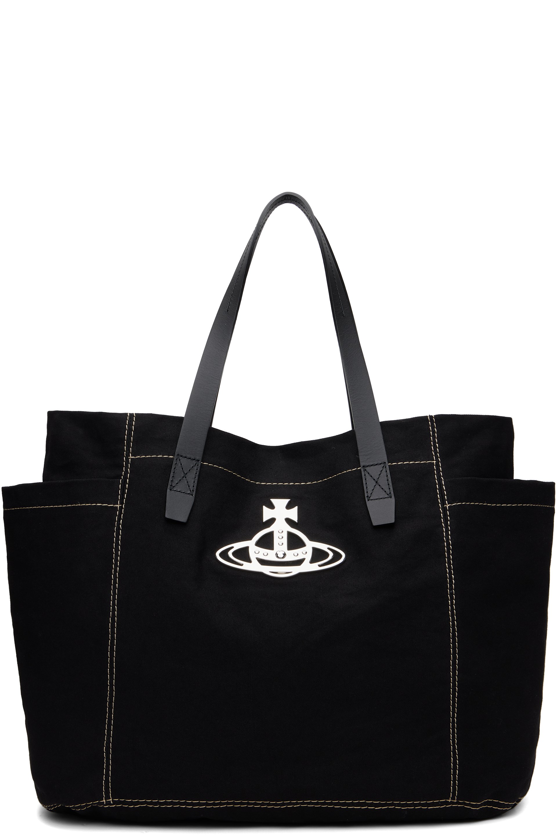 Vivienne Westwood - Moyen cabas Henry noir
