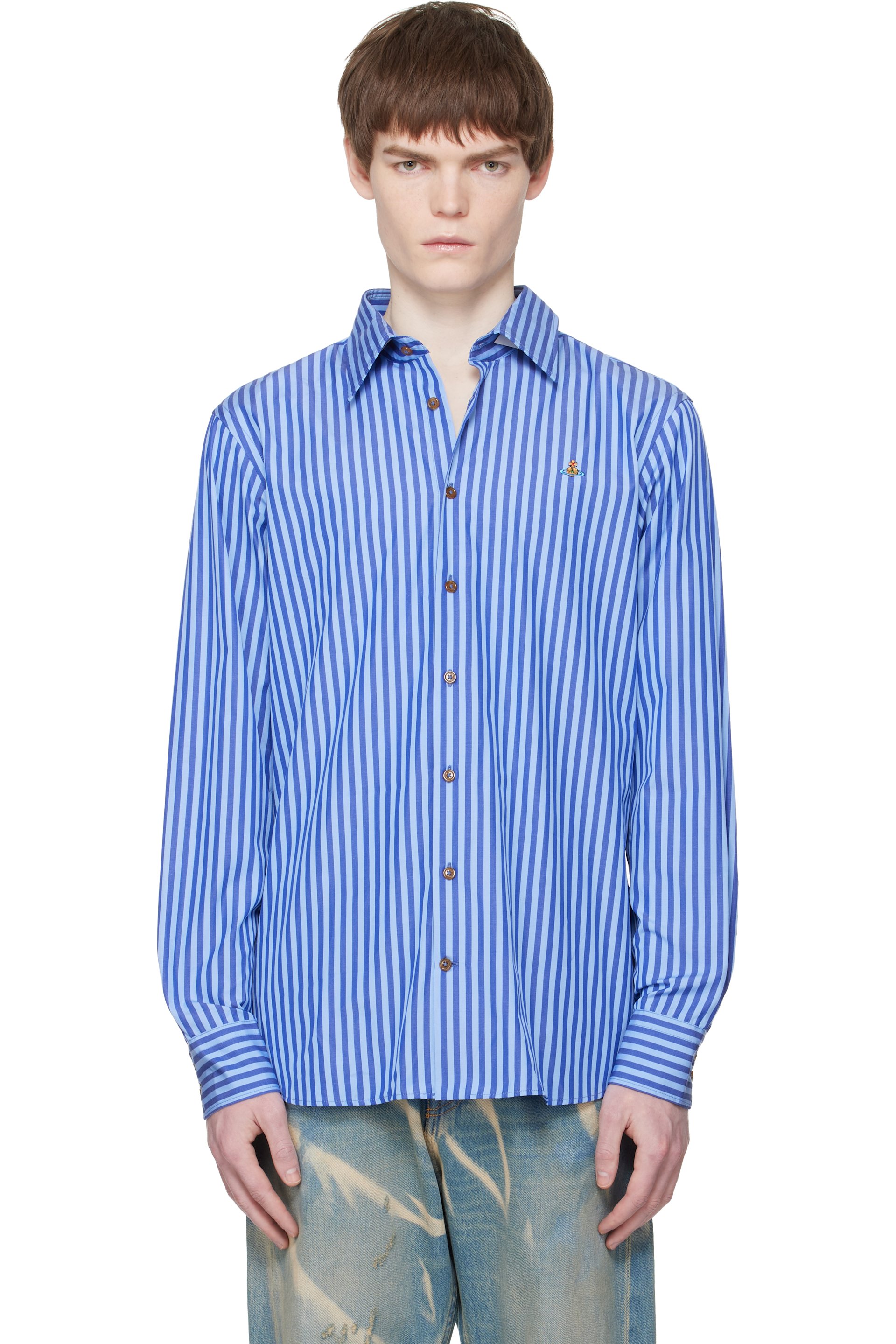 Vivienne Westwood - 蓝色 Ghost 衬衫