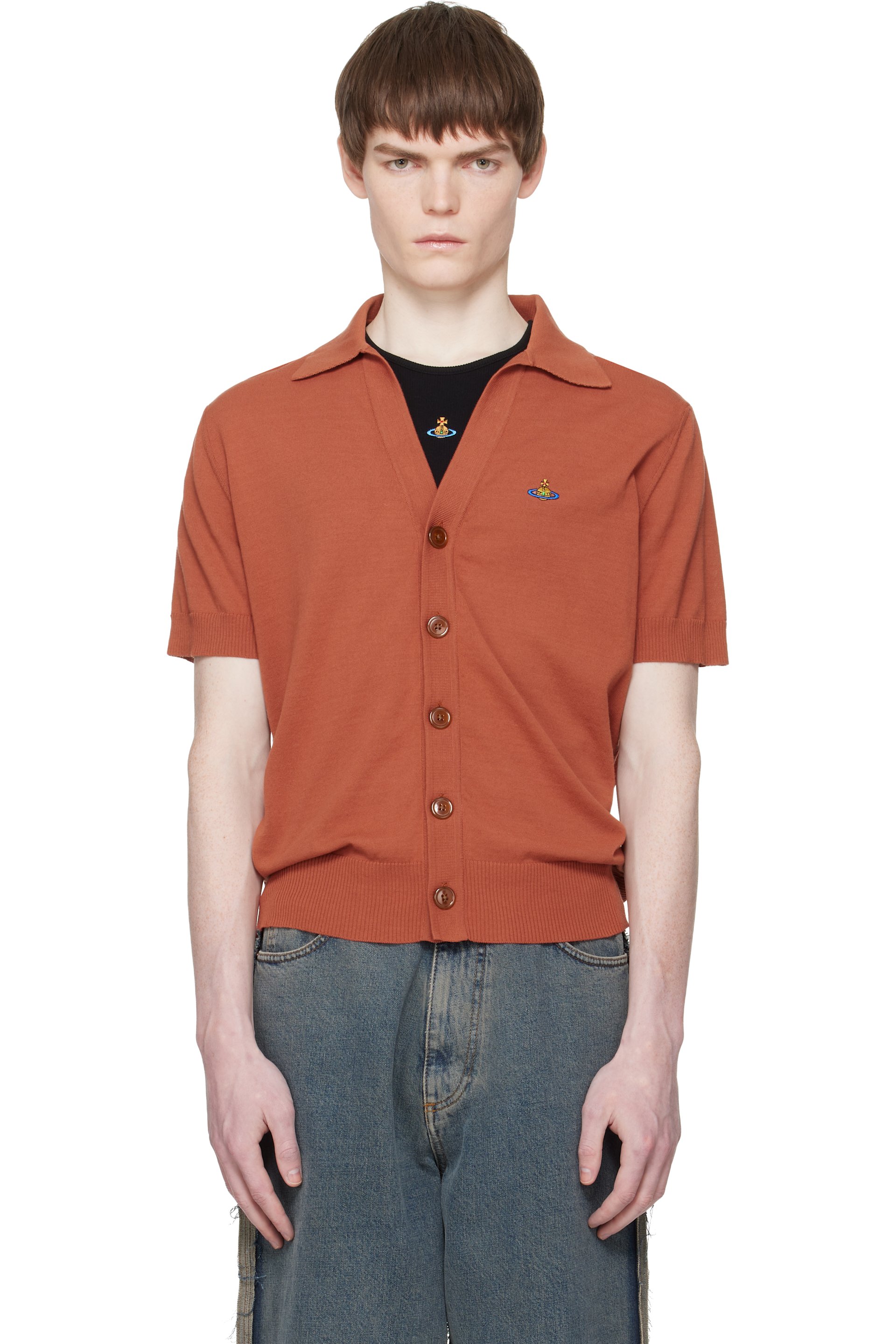 Vivienne Westwood - Orange Polo Cardigan