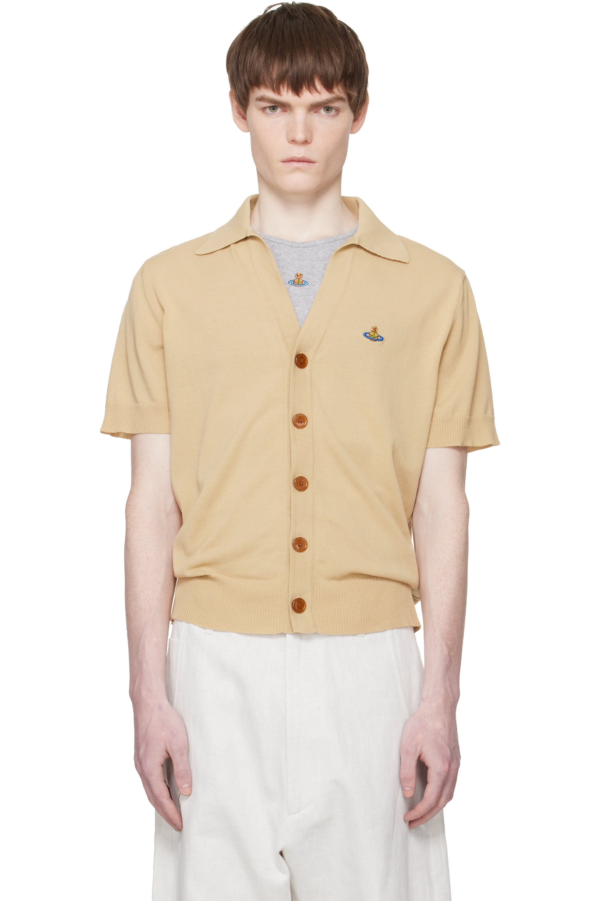 Vivienne Westwood - Beige Polo Cardigan