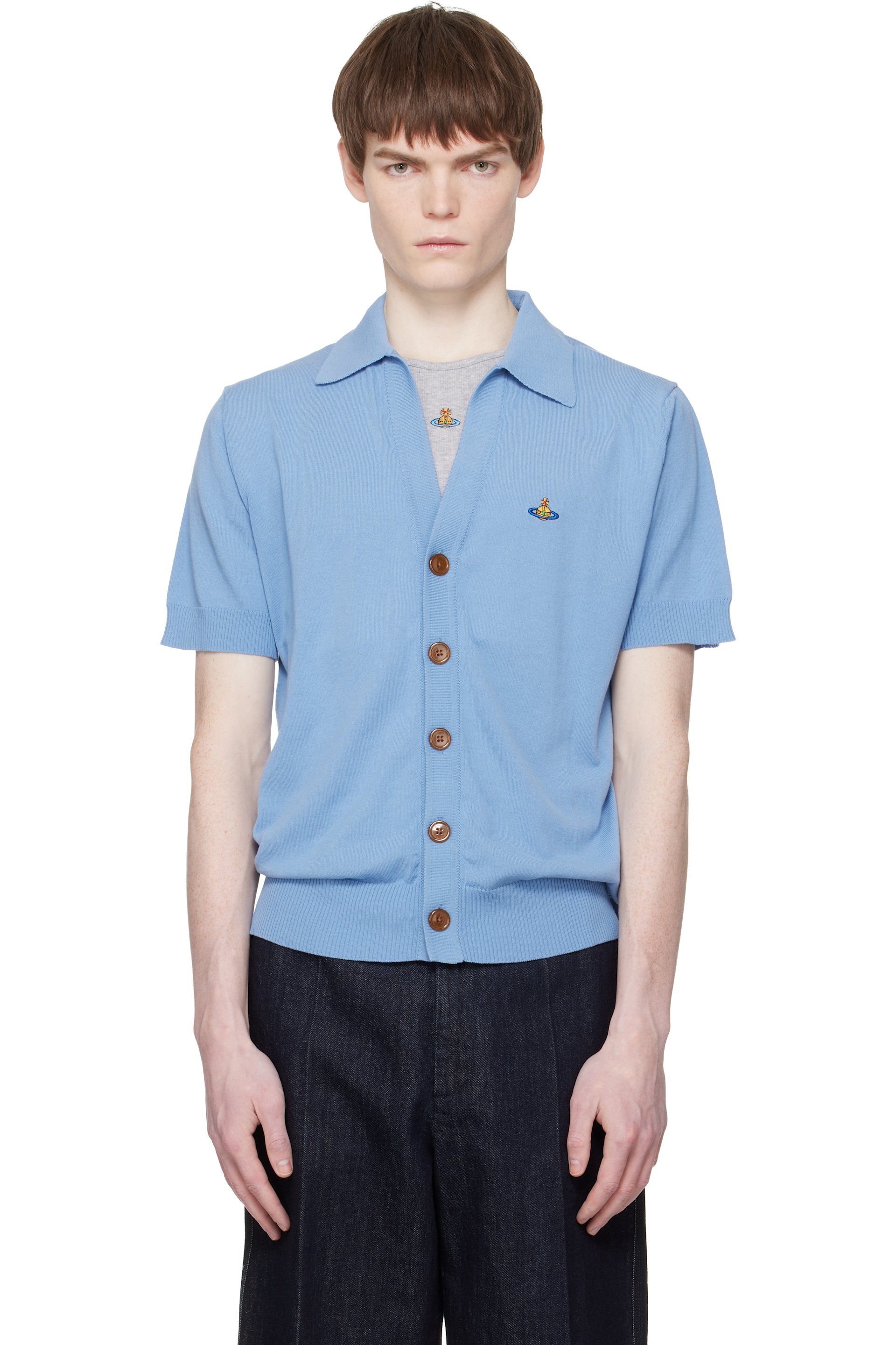 Vivienne Westwood - Blue Polo Cardigan