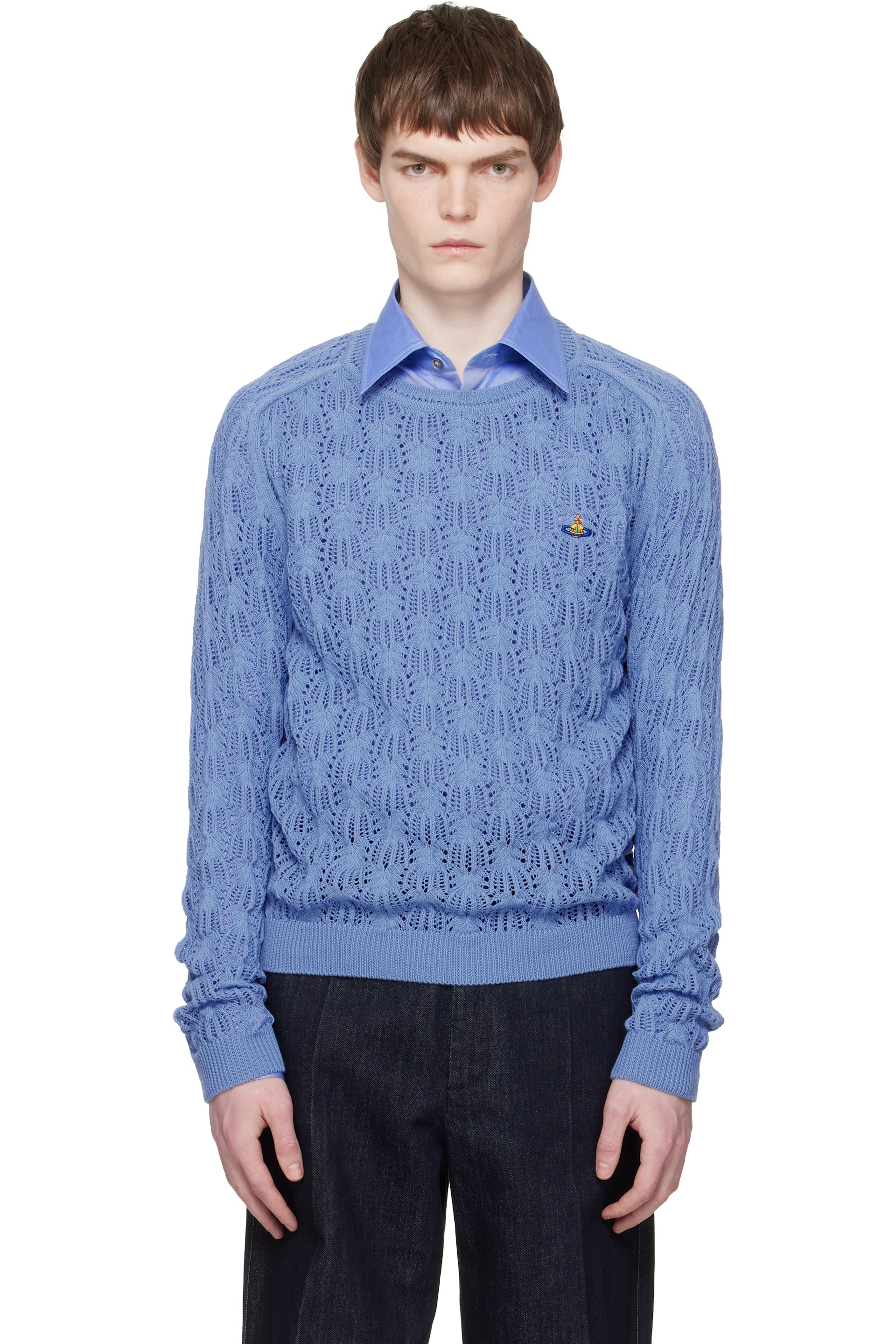 Vivienne Westwood - Pull Frost bleu