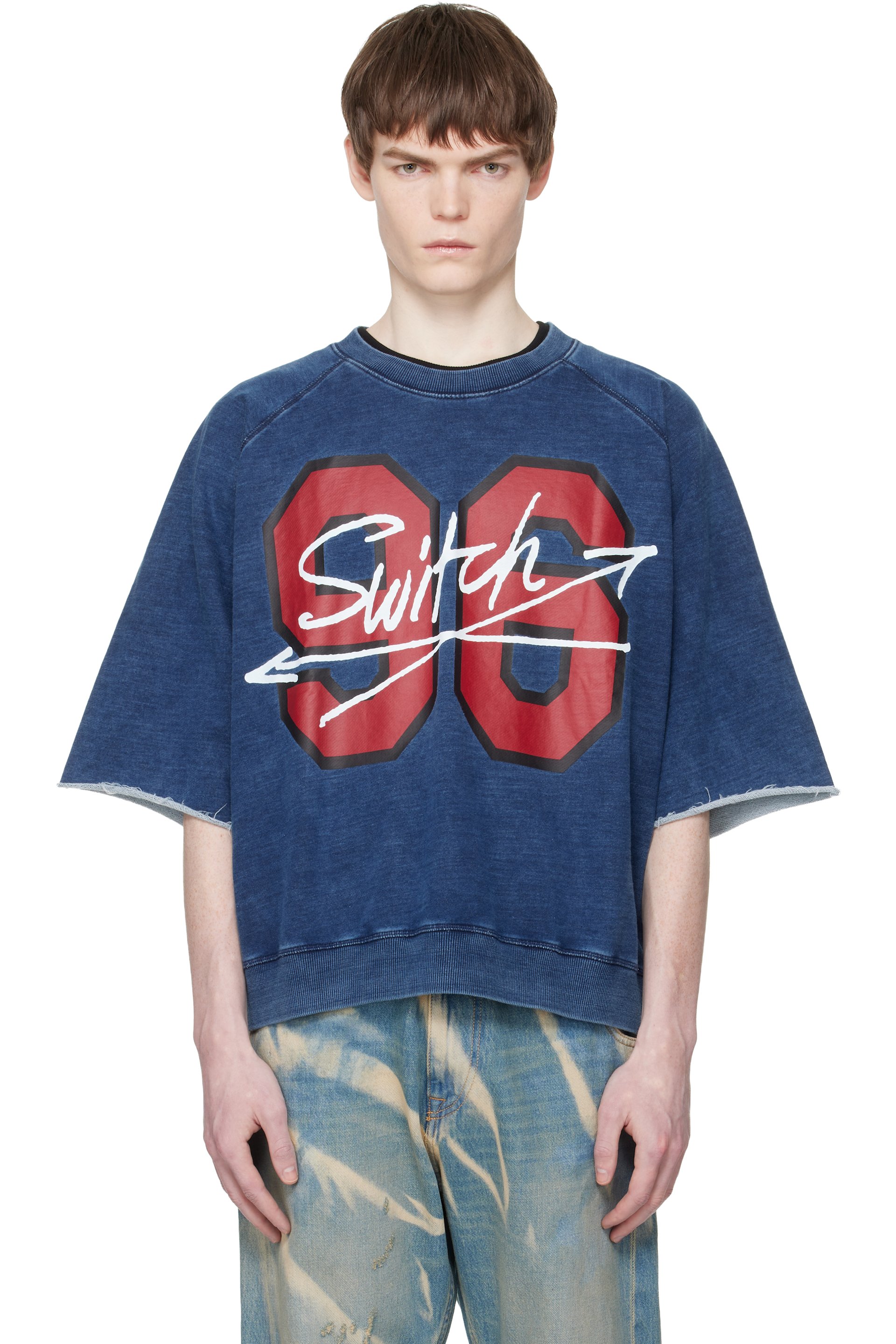 Vivienne Westwood - Blue 96 Switch S/S Raglan Sweatshirt