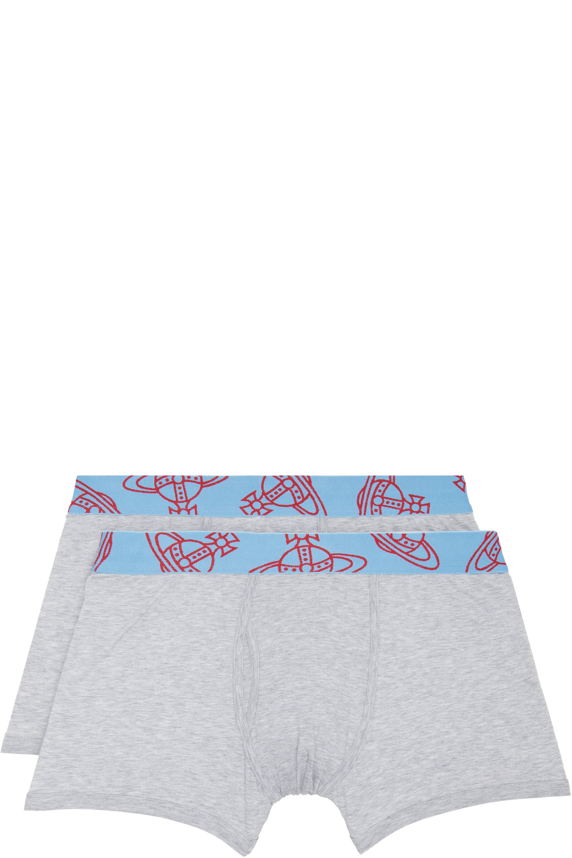 Vivienne Westwood - Two-Pack Gray Band Boxer Briefs