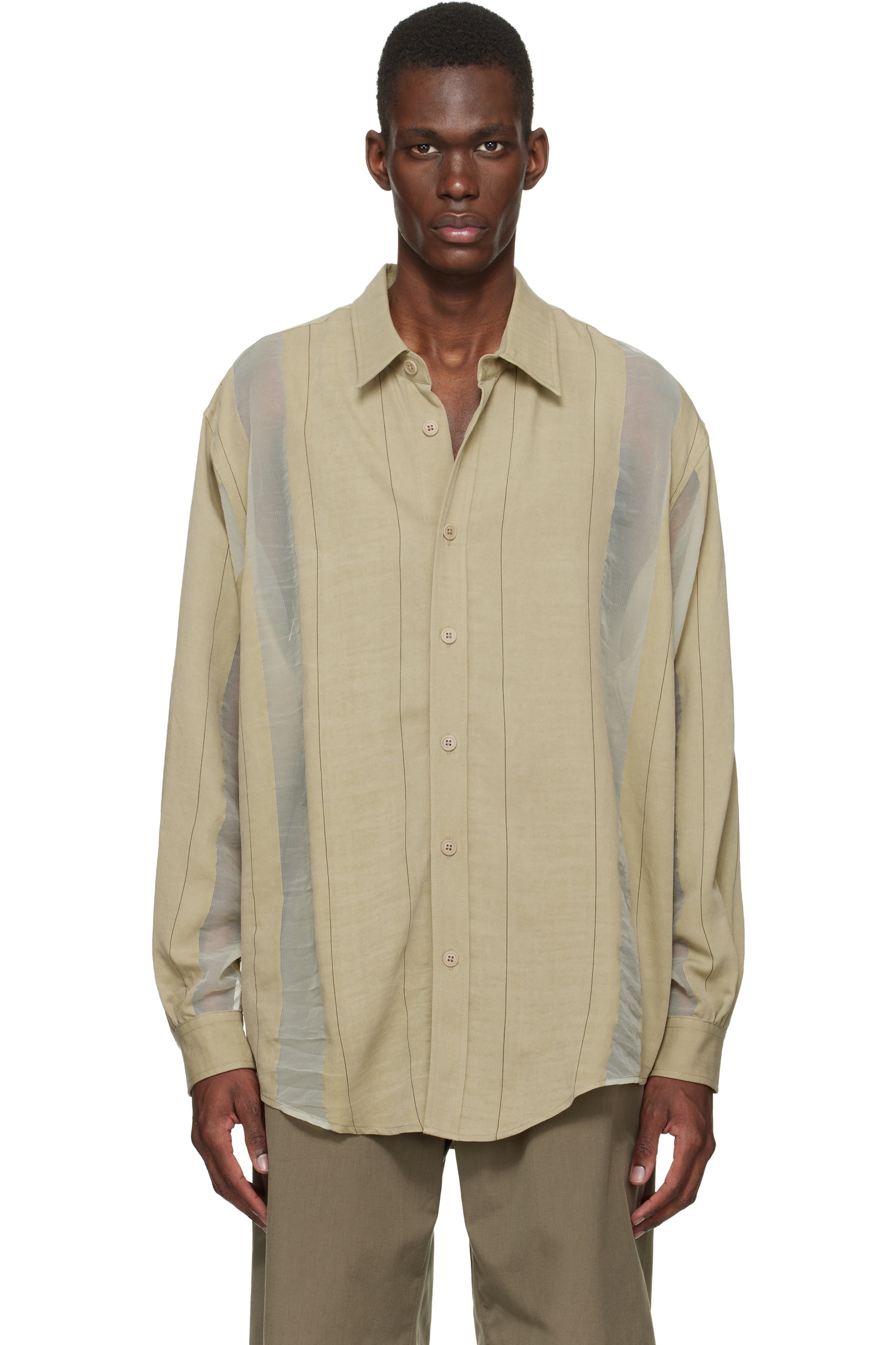 colbo - Beige Office Shirt