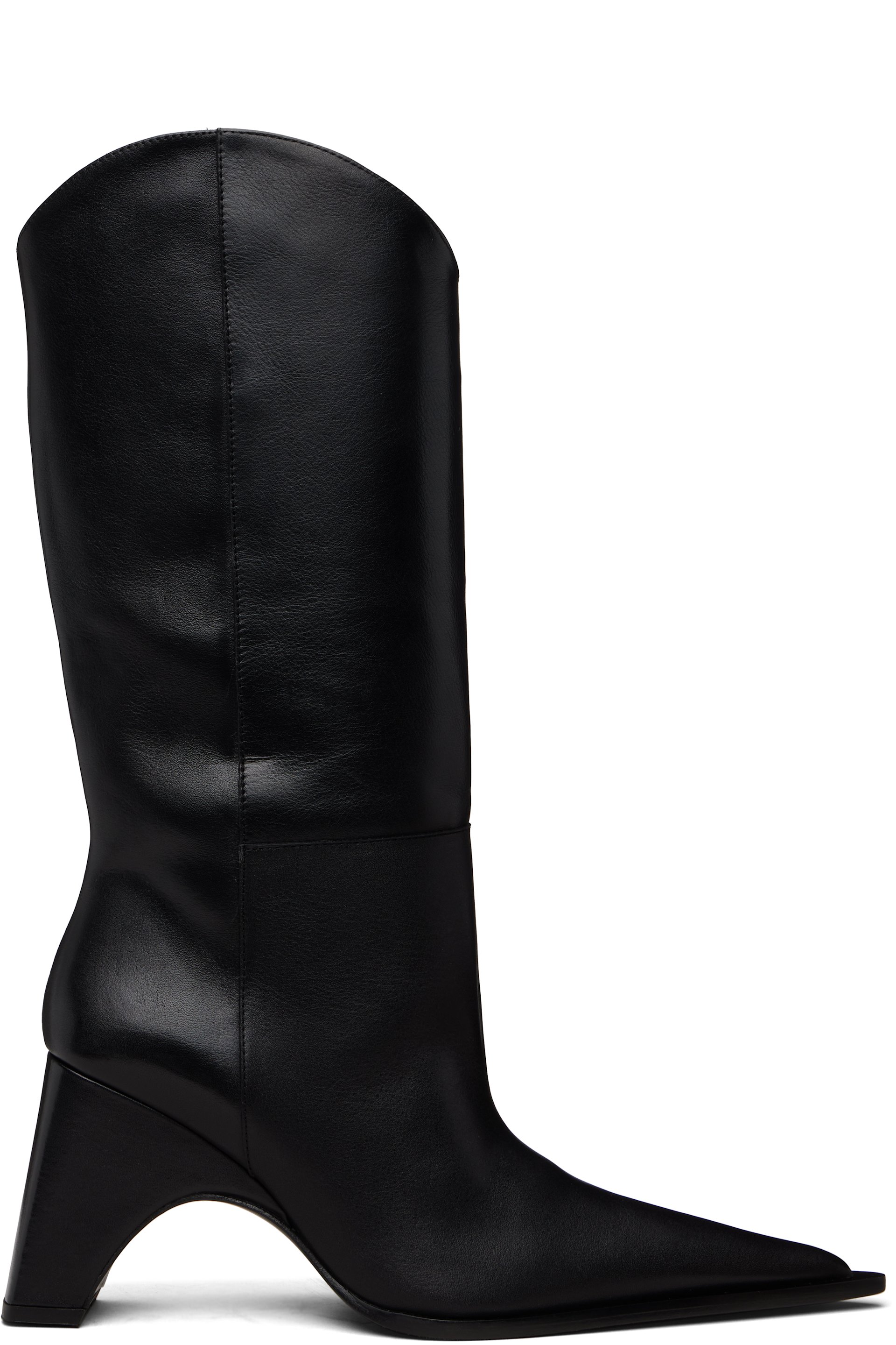 Coperni - Bottes western noires à semelle arquée
