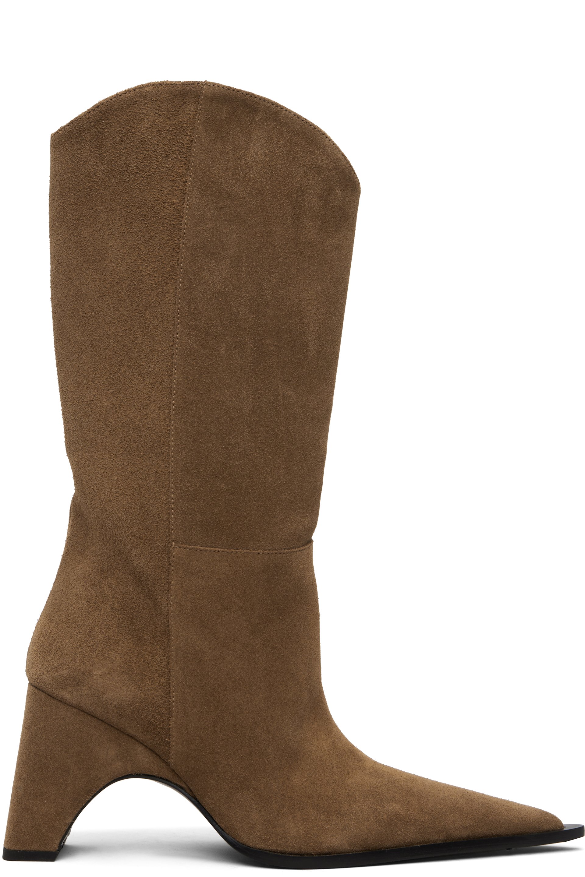 Coperni - Bottes western brunes à semelle arquée