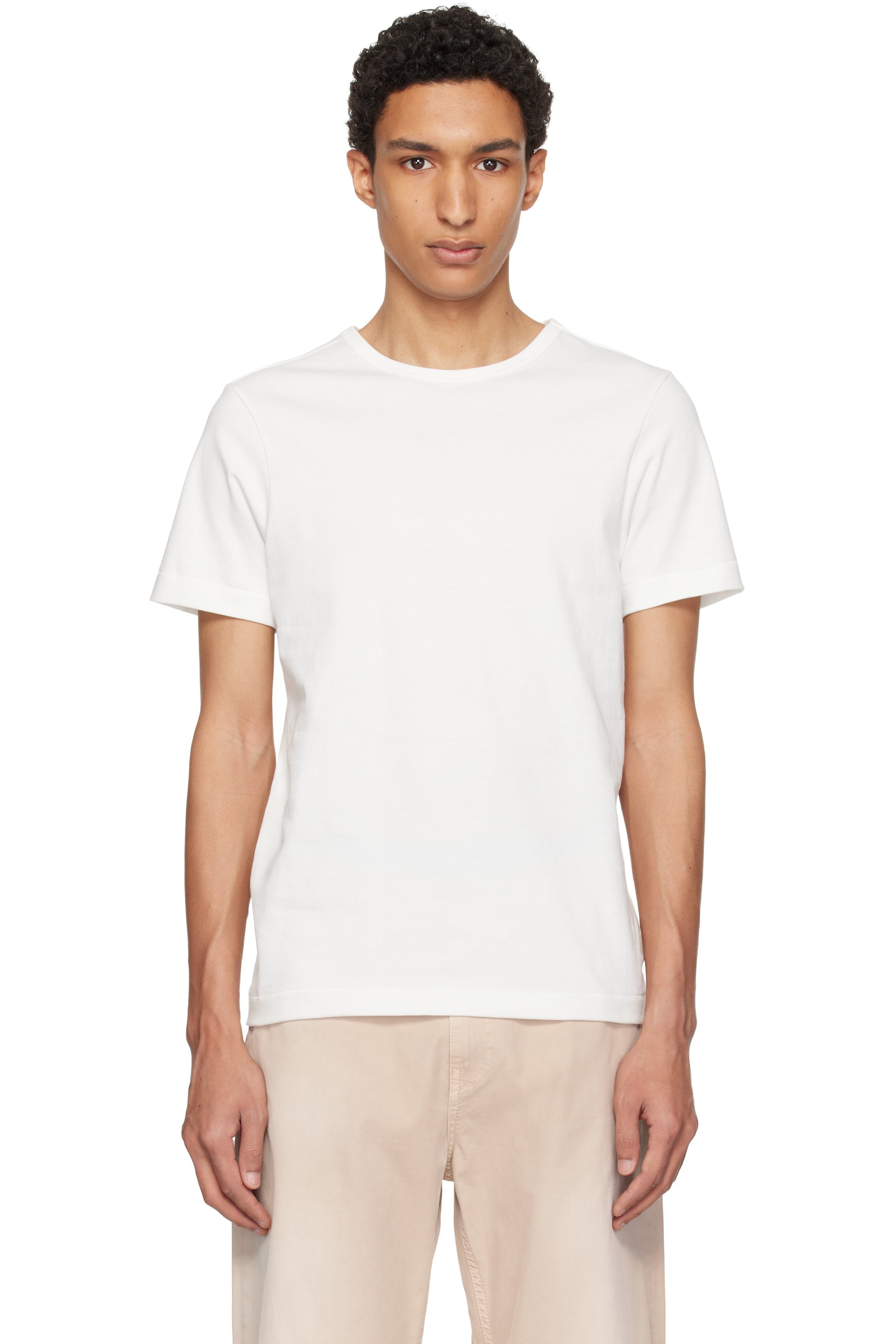 Merz b. Schwanen - ホワイト Classic Fit Tシャツ