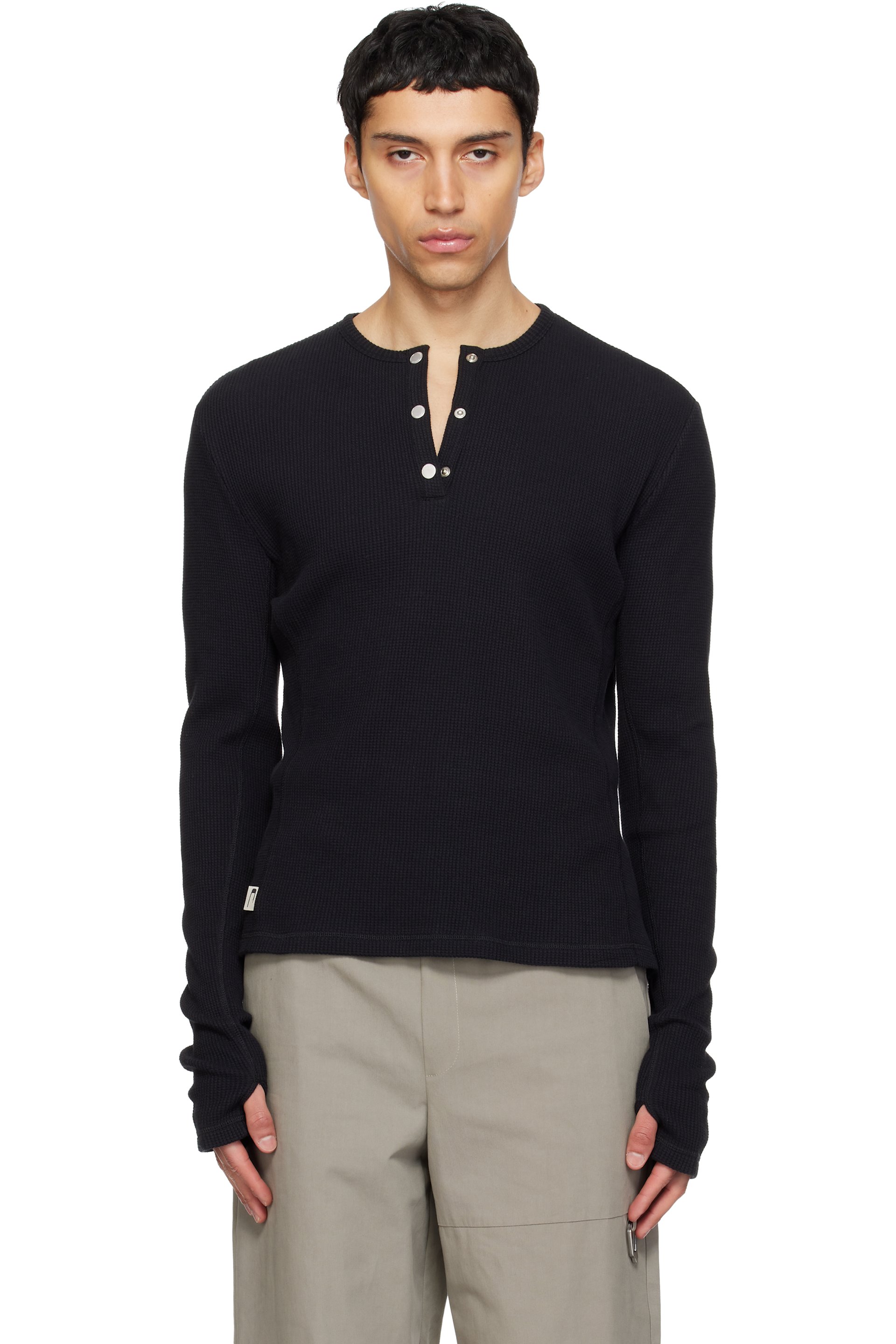 CARRER - Henley Lis noir exclusif à SSENSE