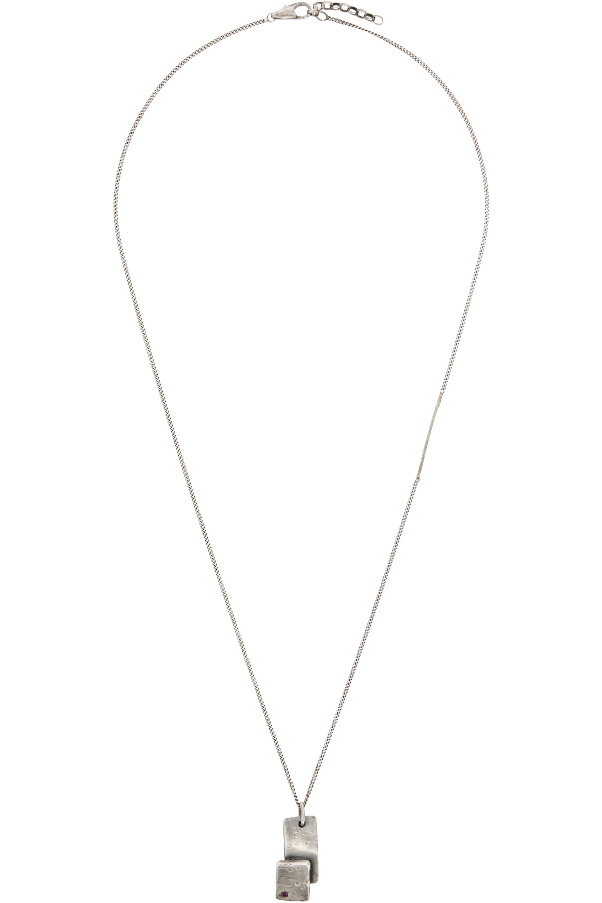 title of work - Collier à pendentif à rubis