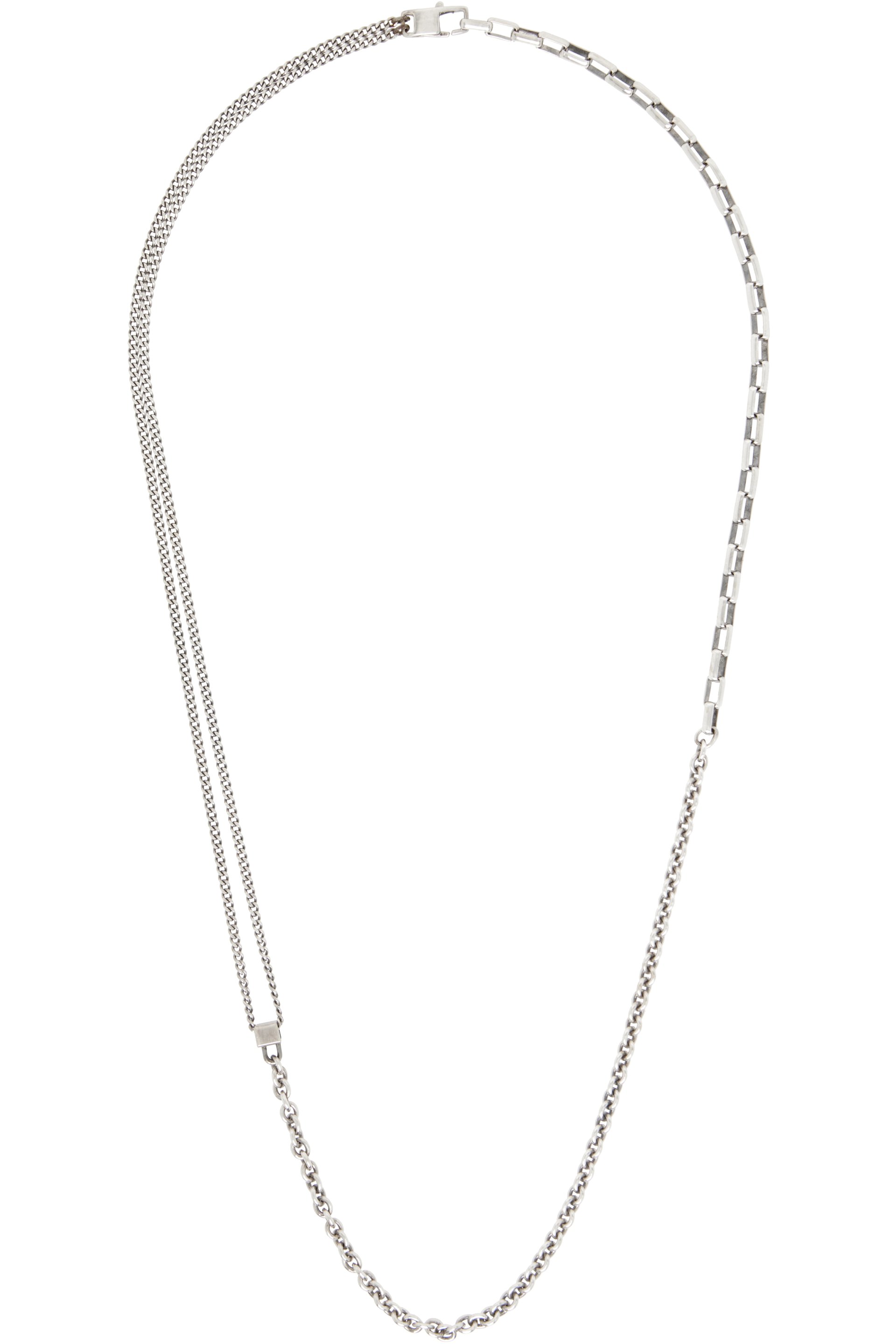 title of work - Collier en chaines variées