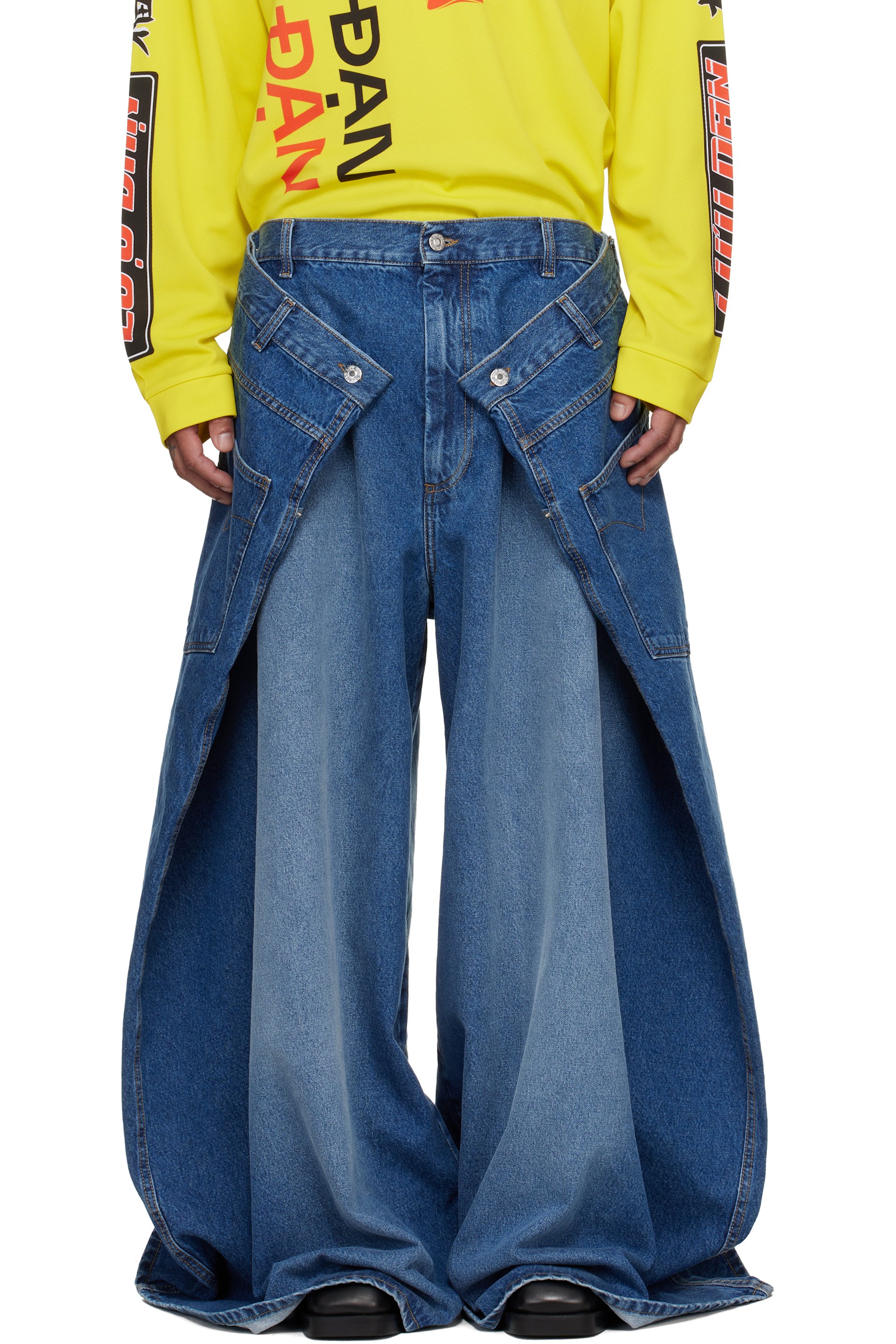 LU'U DAN - Blue Maxi x Maxi x Maxi Jeans