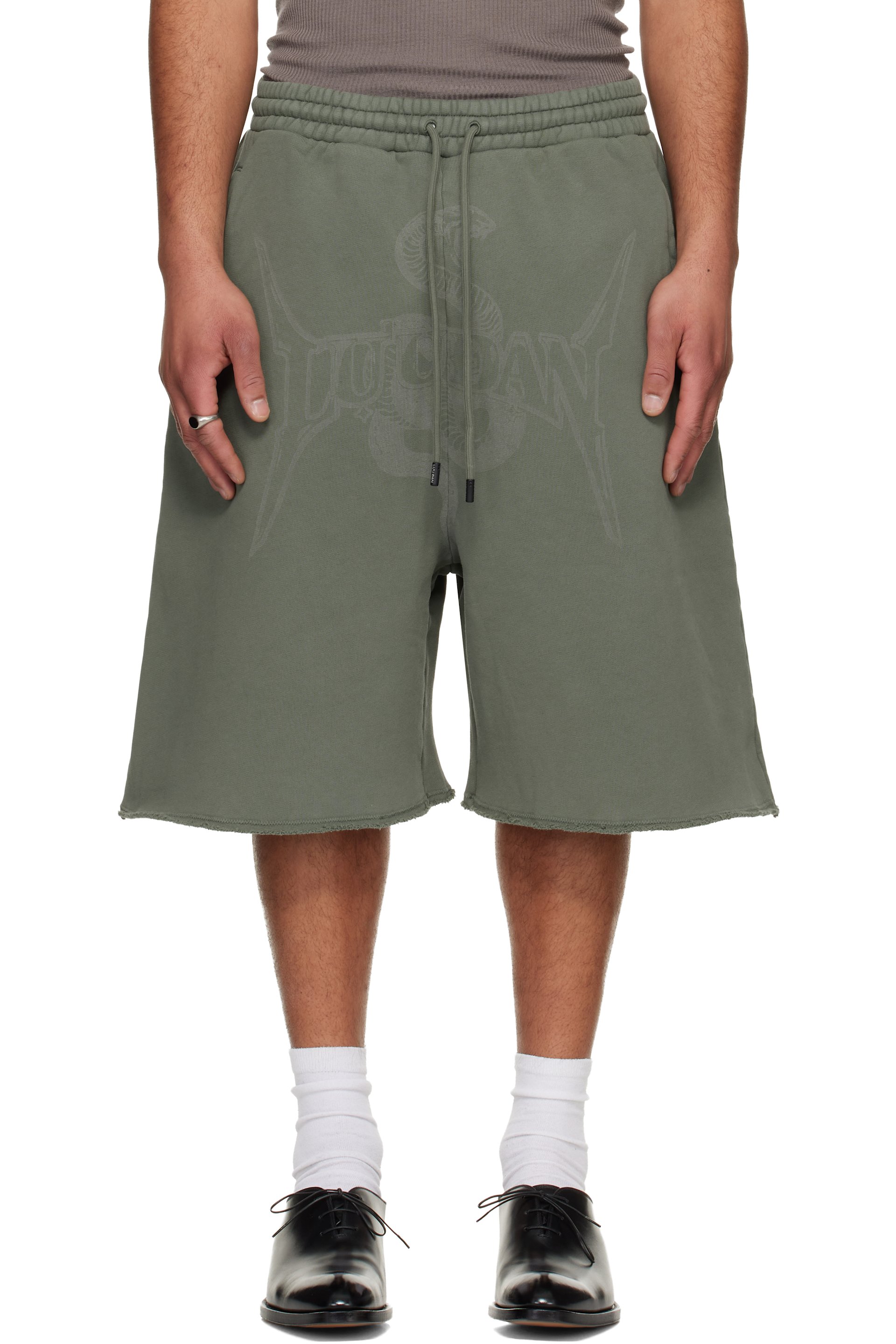 LU'U DAN - Green Zoku Shorts